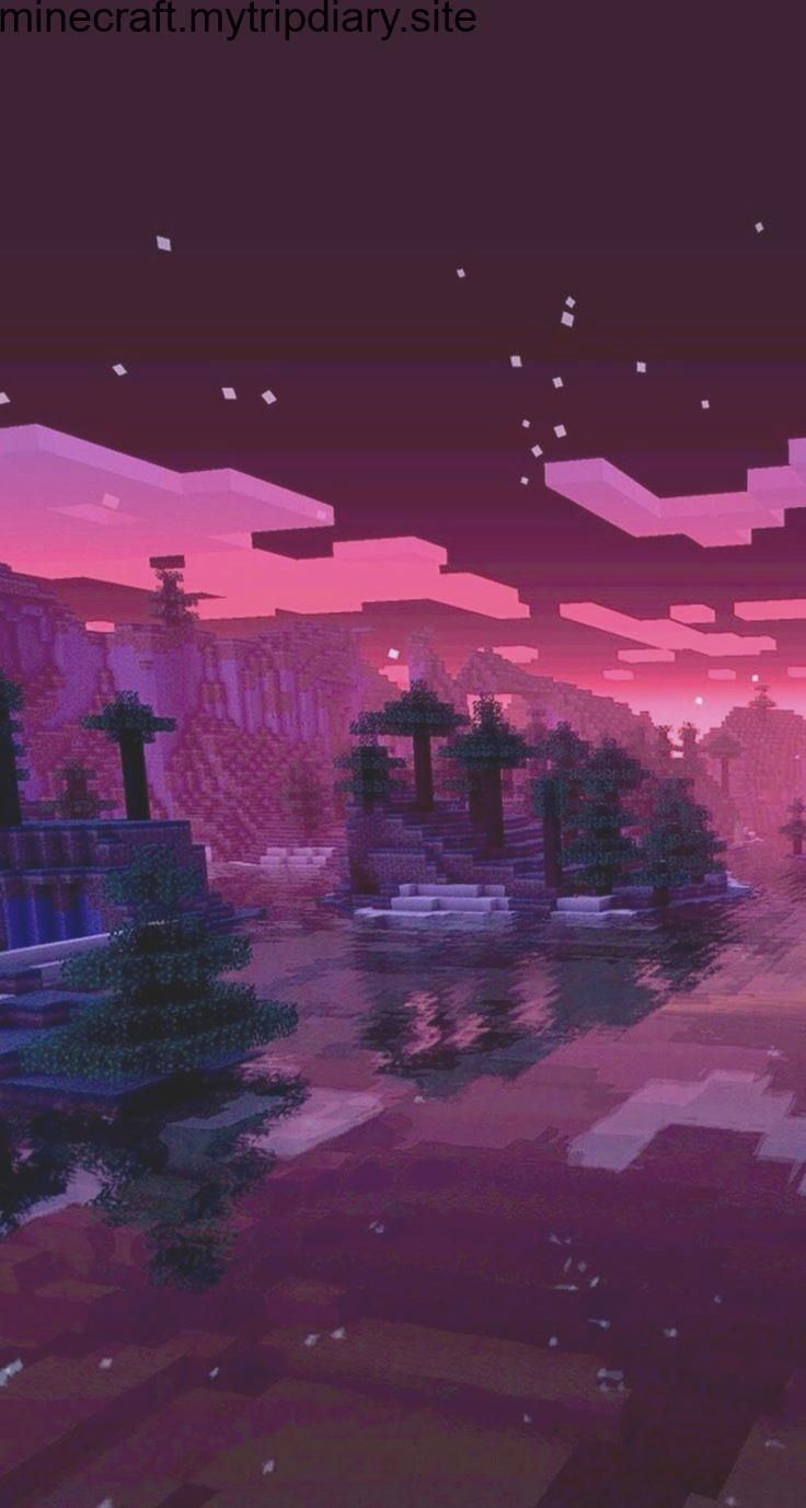 740x1380 Minecraft sunset. Wallpaper. Minecraft, Phone