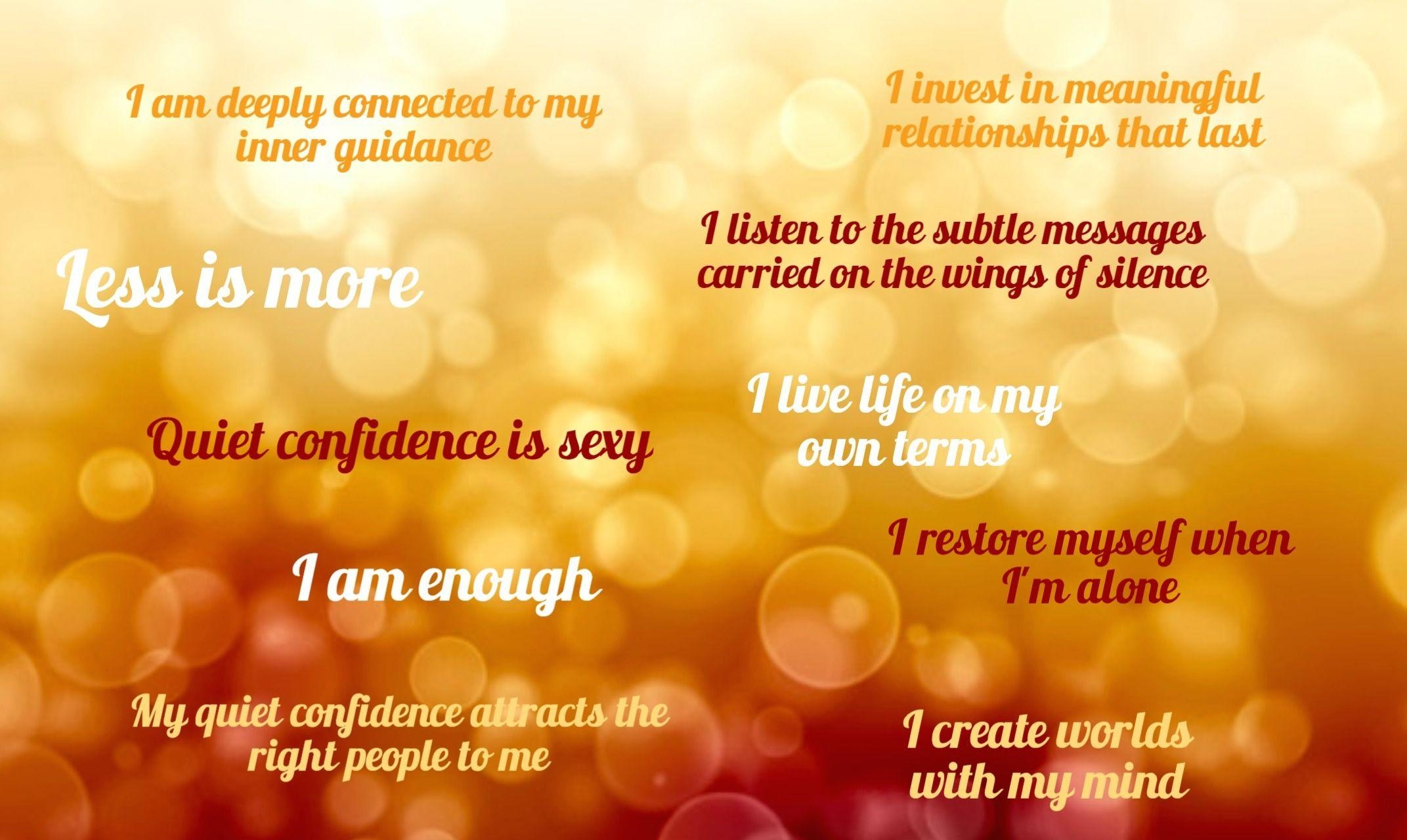 2150x1280 Introvert Affirmations Free Desktop Wallpaper, Desktop