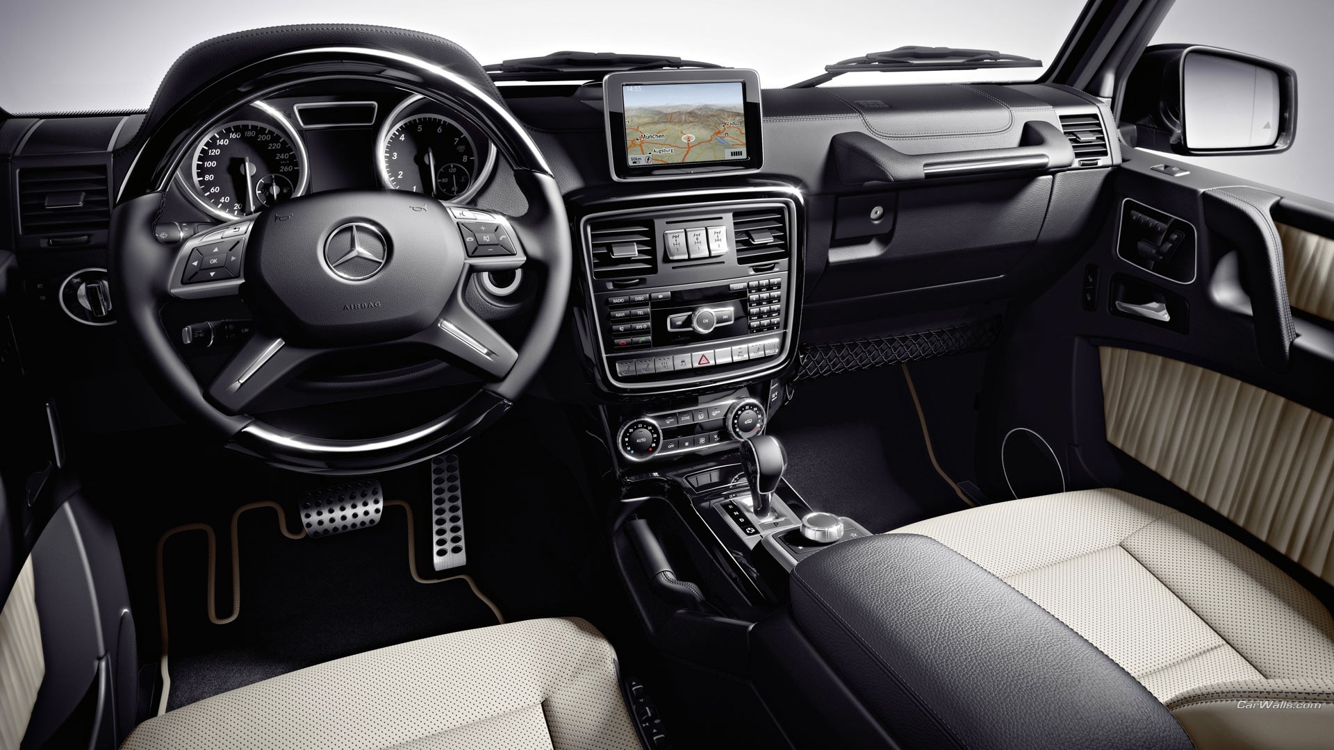 1920x1080 Mercedes G Class Car Interior Vehicle Mercedes Benz Wallpaper:, Desktop