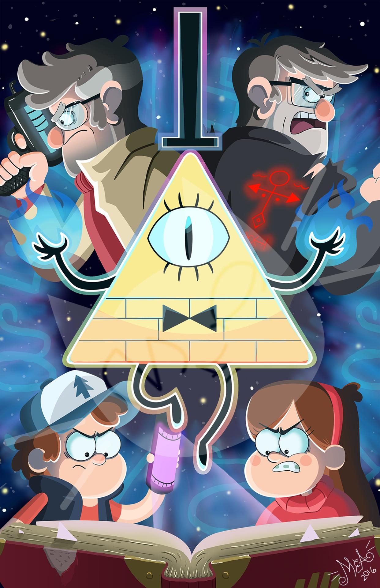 1250x1920 Gravity Falls Phone Wallpaper, Phone