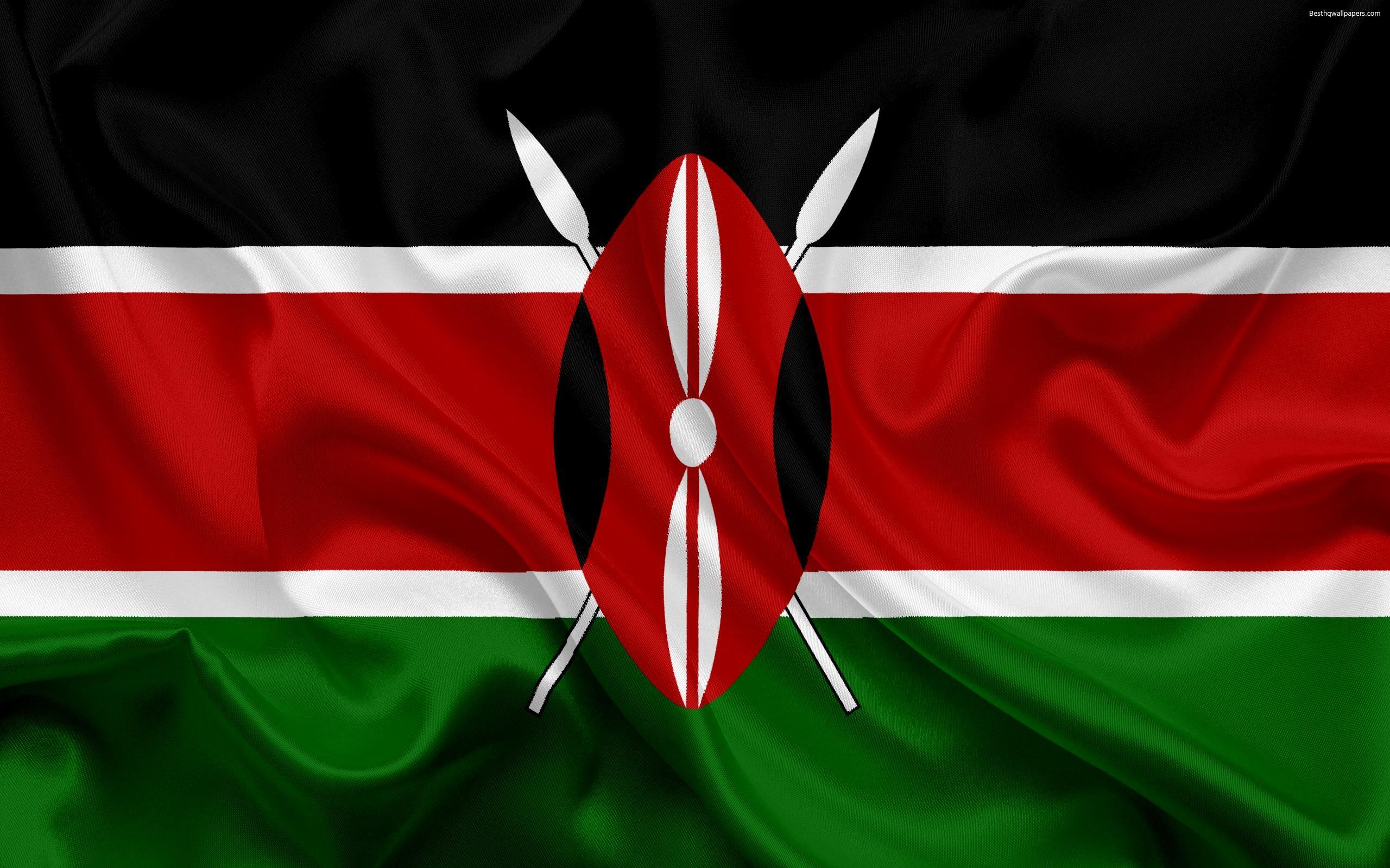 2560x1600 Download wallpaper Kenyan flag, Africa, Kenya, national symbols, Desktop