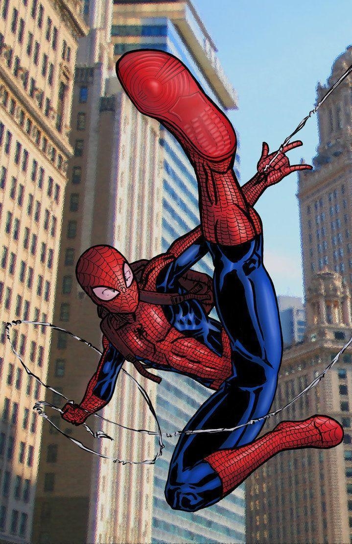 720x1120 Ultimate Spiderman Cartoon Wallpaper, Phone