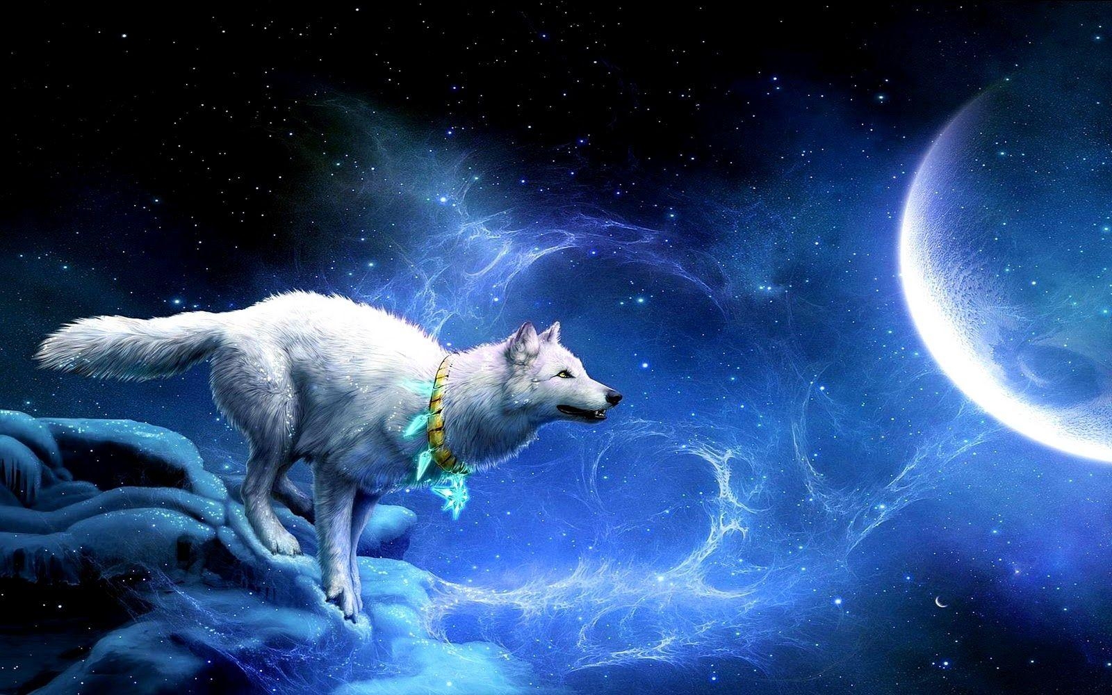 1600x1000 Cool animated wolf wallpaper, Desktop