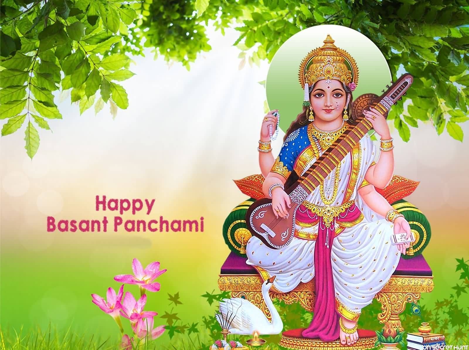 1600x1200 Happy Basant Panchami Goddess Saraswati Basant, Desktop