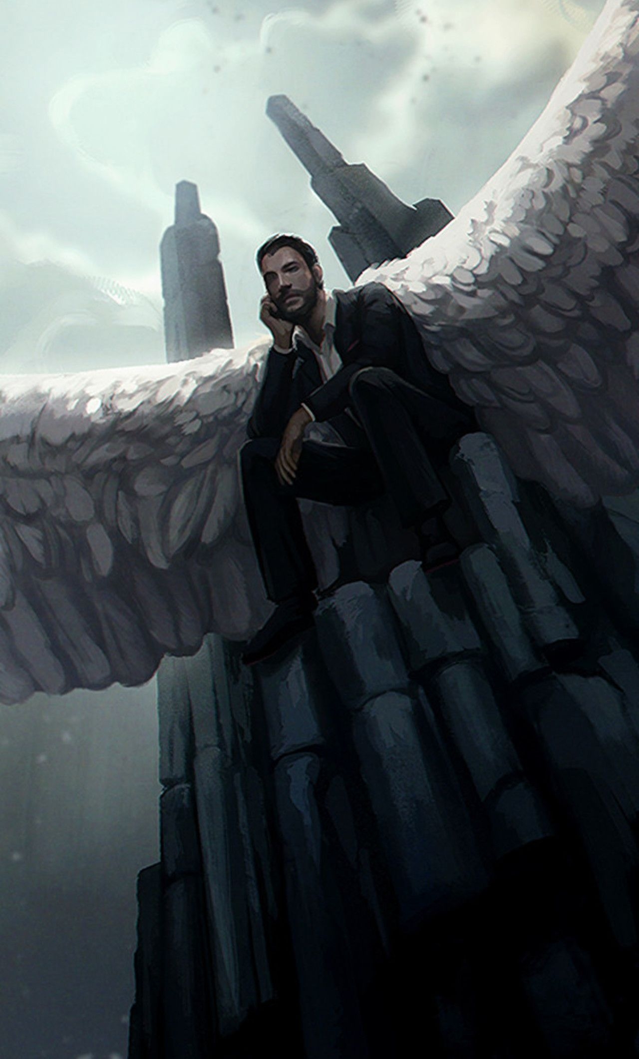 1280x2120 Lucifer Season 4 Fan Art iPhone HD 4k Wallpaper, Phone