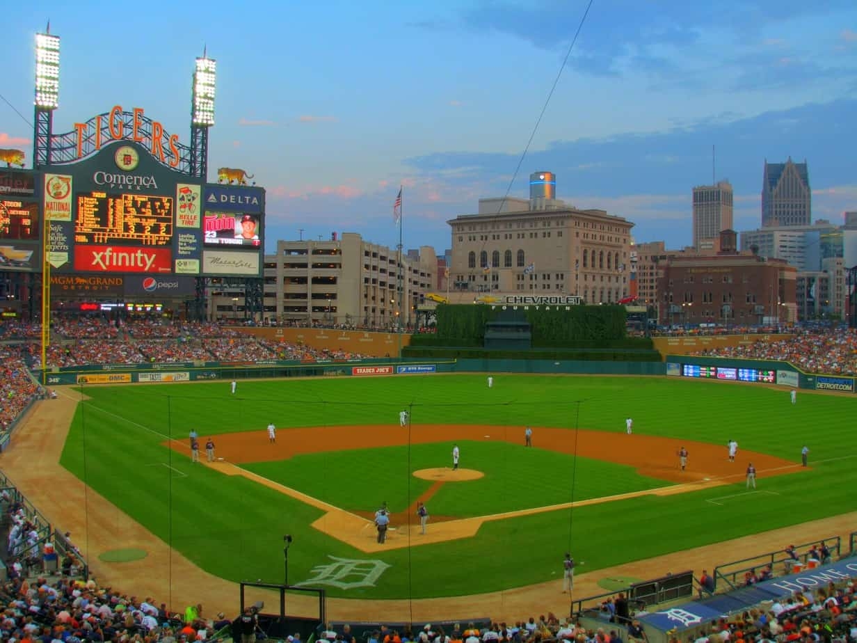 1240x930 Comerica Park, Desktop