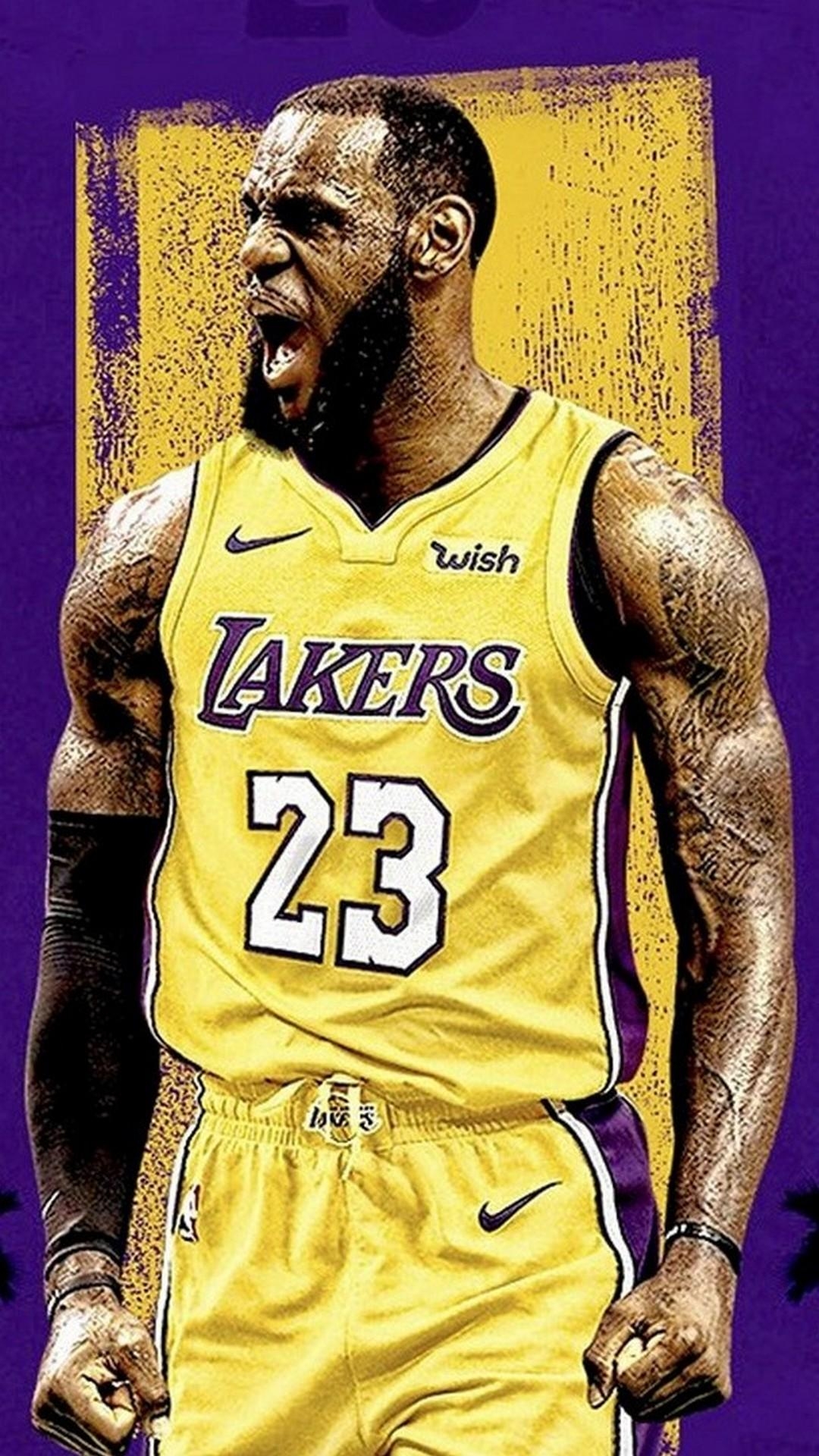 1080x1920 Wallpaper Lebron James Lakers iPhone 3D iPhone Wallpaper, Phone