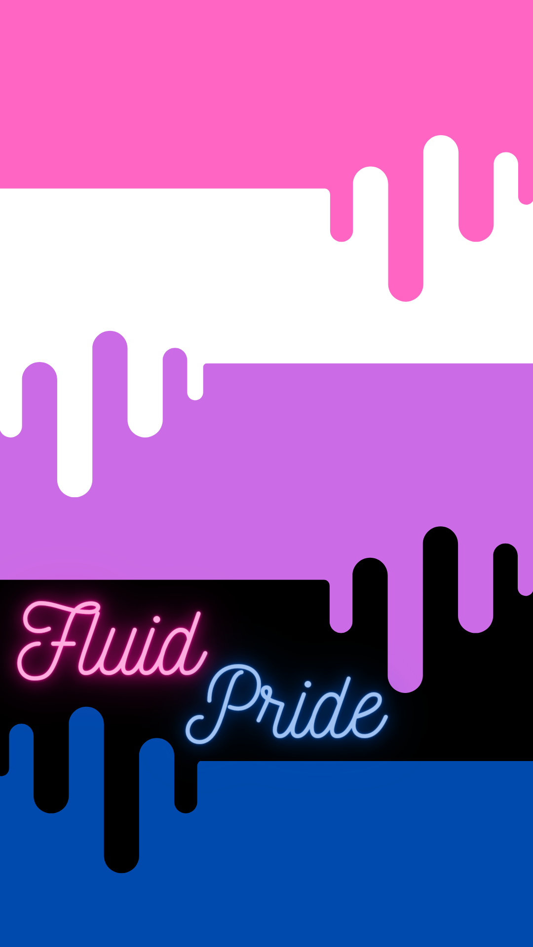 1080x1920 Cute Phone Wallpaper I've Made For Friends And Self. Pansexual, Transgender, Genderfluid And Non Binary. Help Yourselves. Xo: Lgbt, Phone