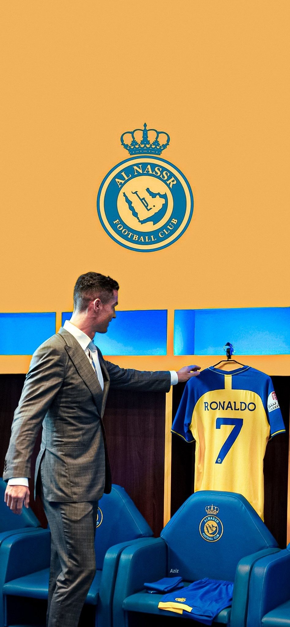 950x2050 Cristiano Ronaldo Al Nassr Club, Phone