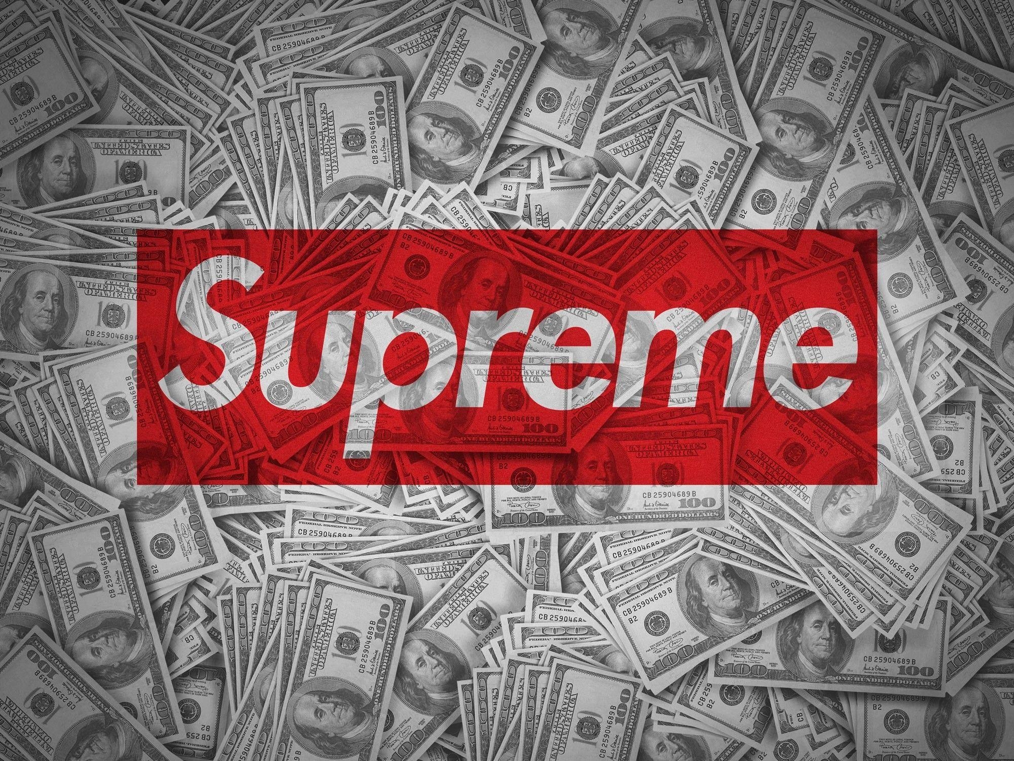 2000x1500 Supreme Money Wallpaper Free Supreme Money Background, Desktop