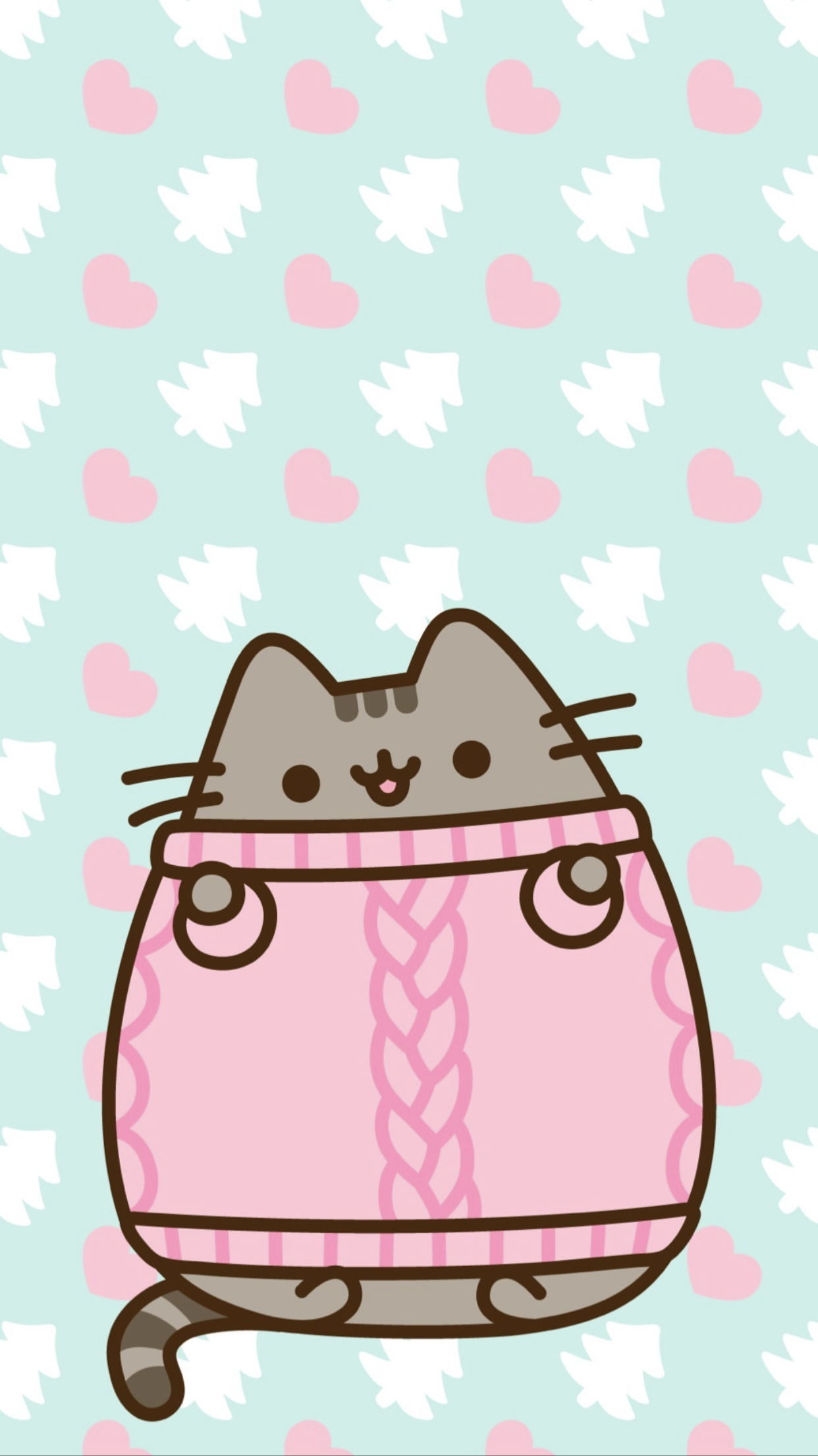 1250x2210 Pusheen The Cat HD Wallpaper, Phone