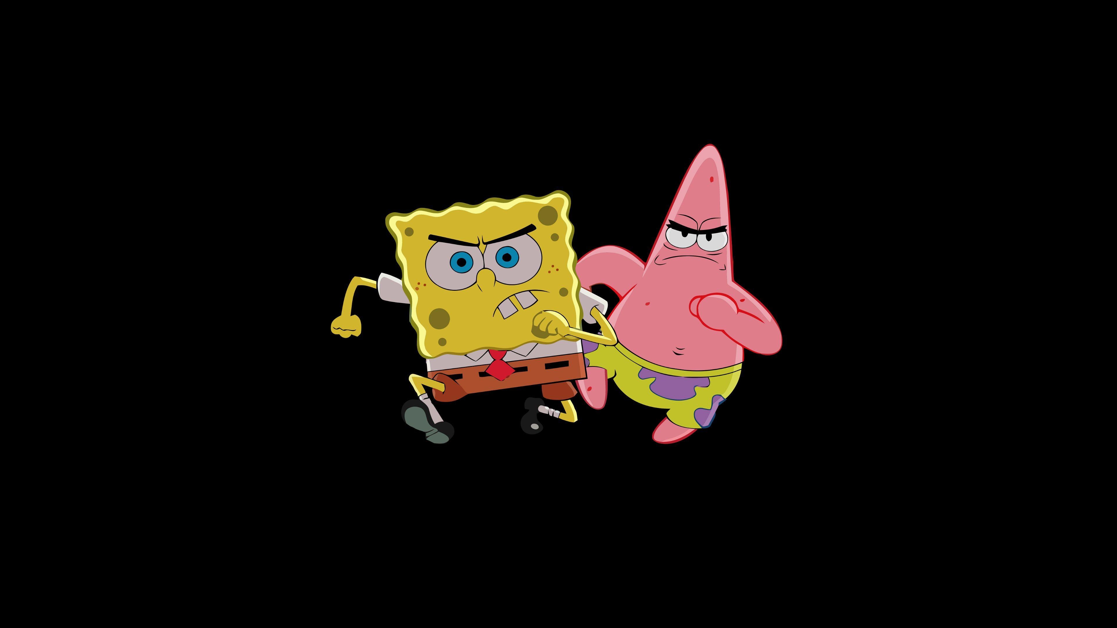 3840x2160 Patrick Star And Spongebob, HD Cartoons, 4k Wallpaper, Image, Desktop