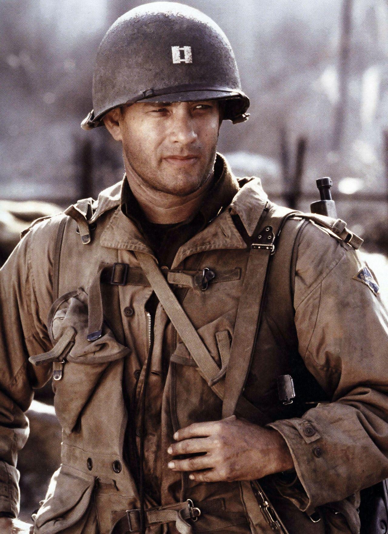 1280x1760 Tom Hanks in Saving Private Ryan. Almost everything this man stars, Phone