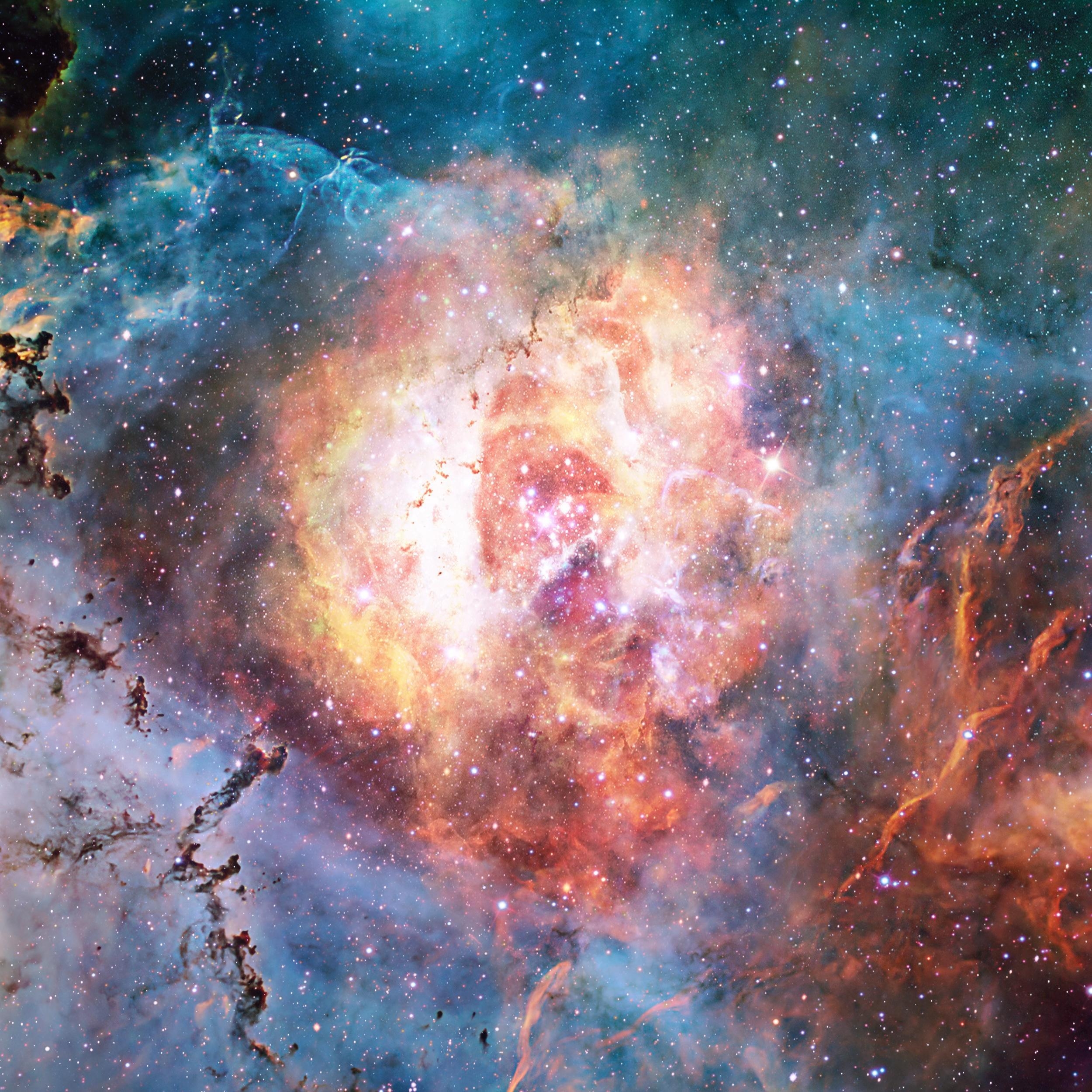 2500x2500 Awesome Cosmos Inspired HD Wallpaper, Phone