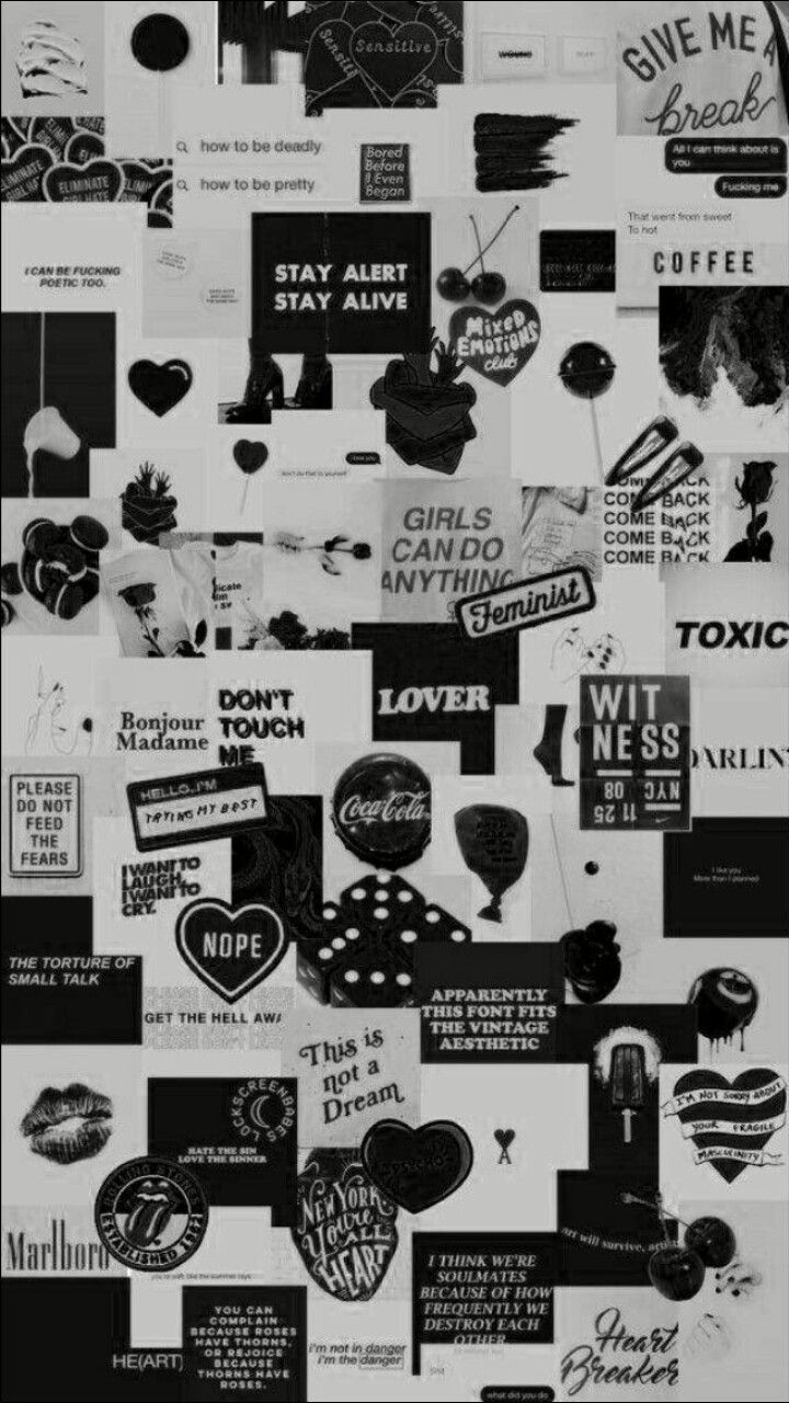 720x1280 Feminist Collage Wallpaper Free Feminist Collage Background, Phone