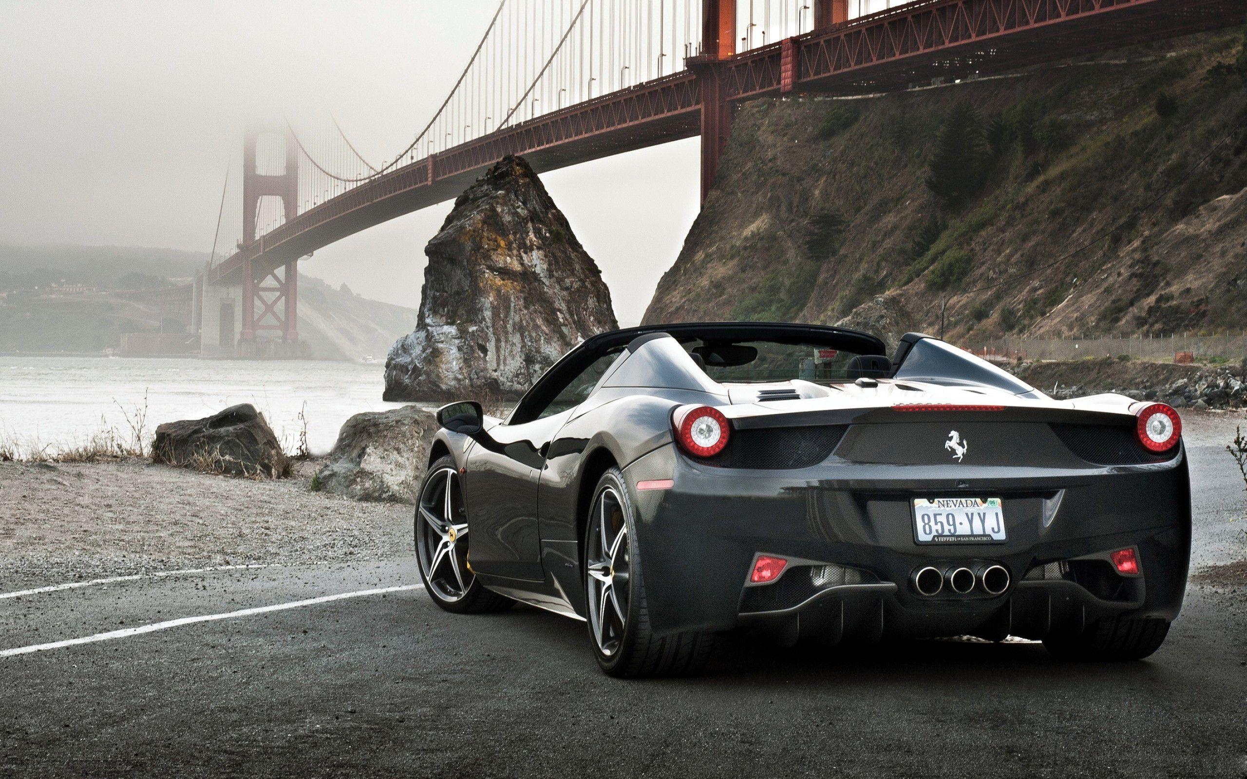 2560x1600 Black Ferrari Wallpaper Desktop #ymU. Cars. Ferrari, Desktop