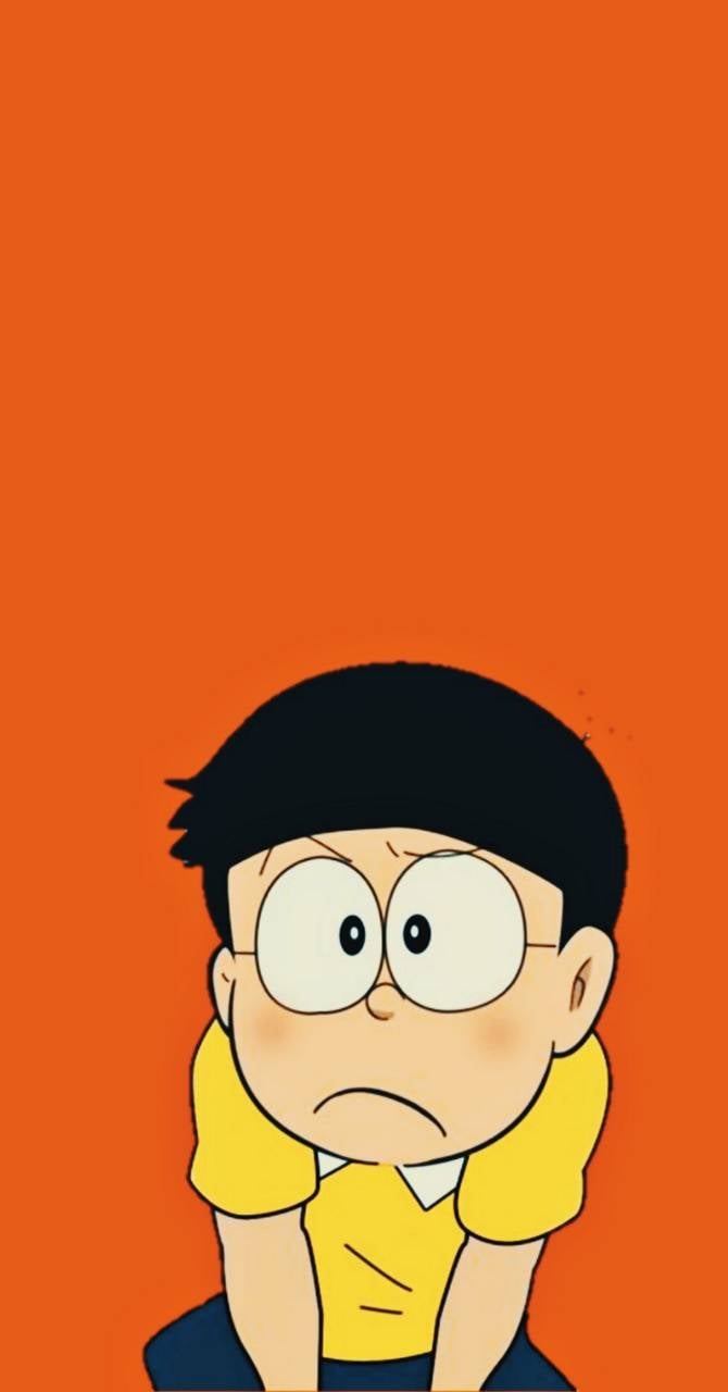 670x1280 Animation Cartoon Doraemon Nobita Sad, Phone