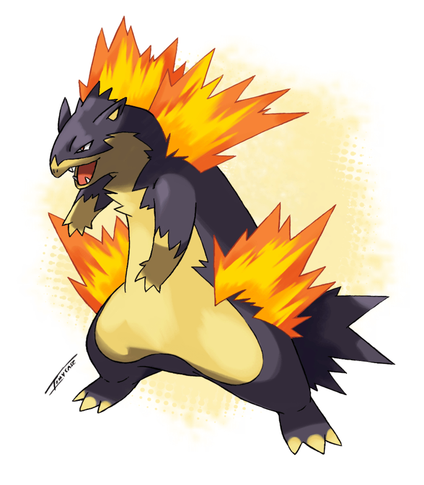 840x960 Mega Typhlosion -Scrap, Phone