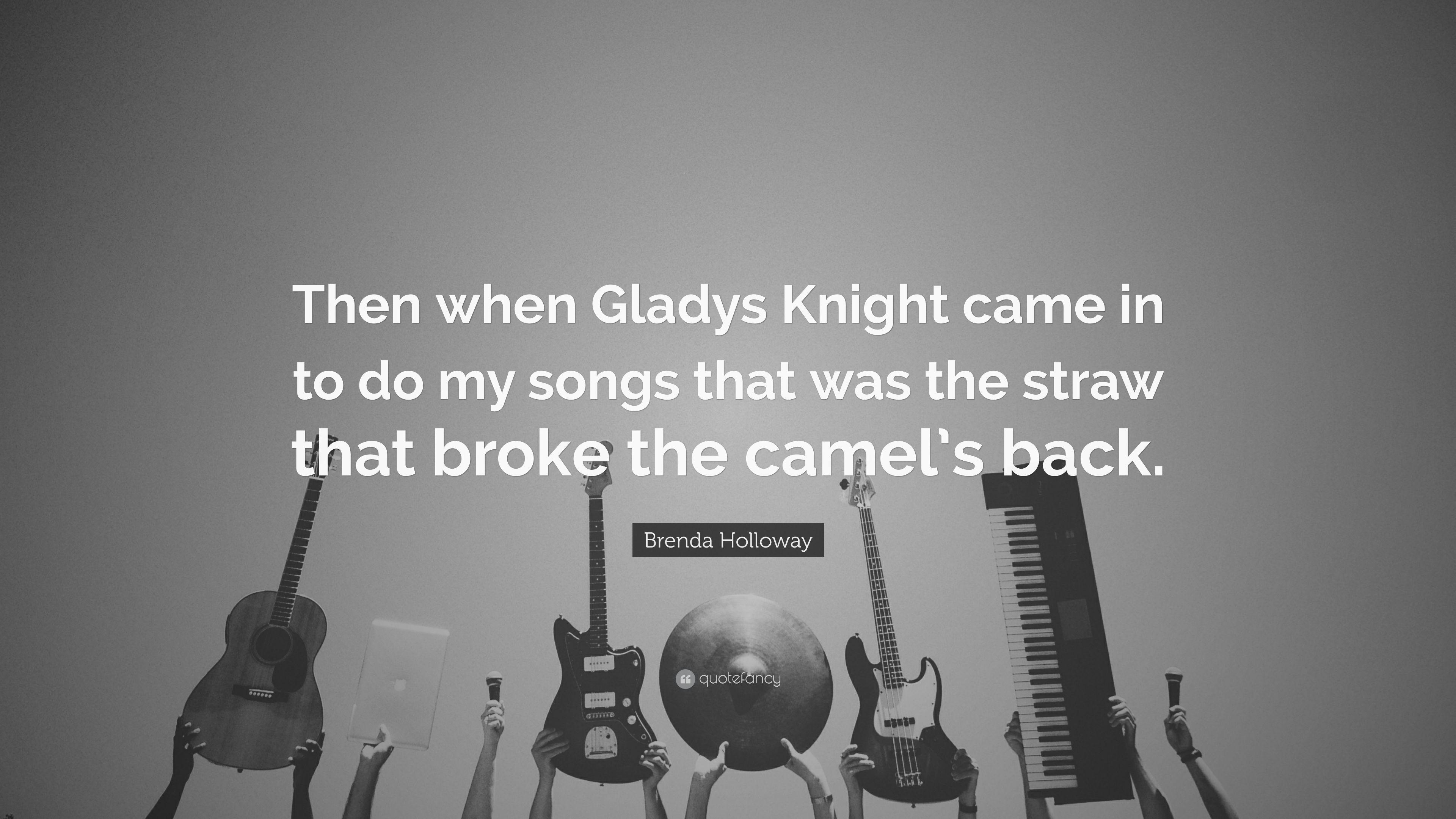 3840x2160 Brenda Holloway Quote: “Then when Gladys Knight came in to do my, Desktop