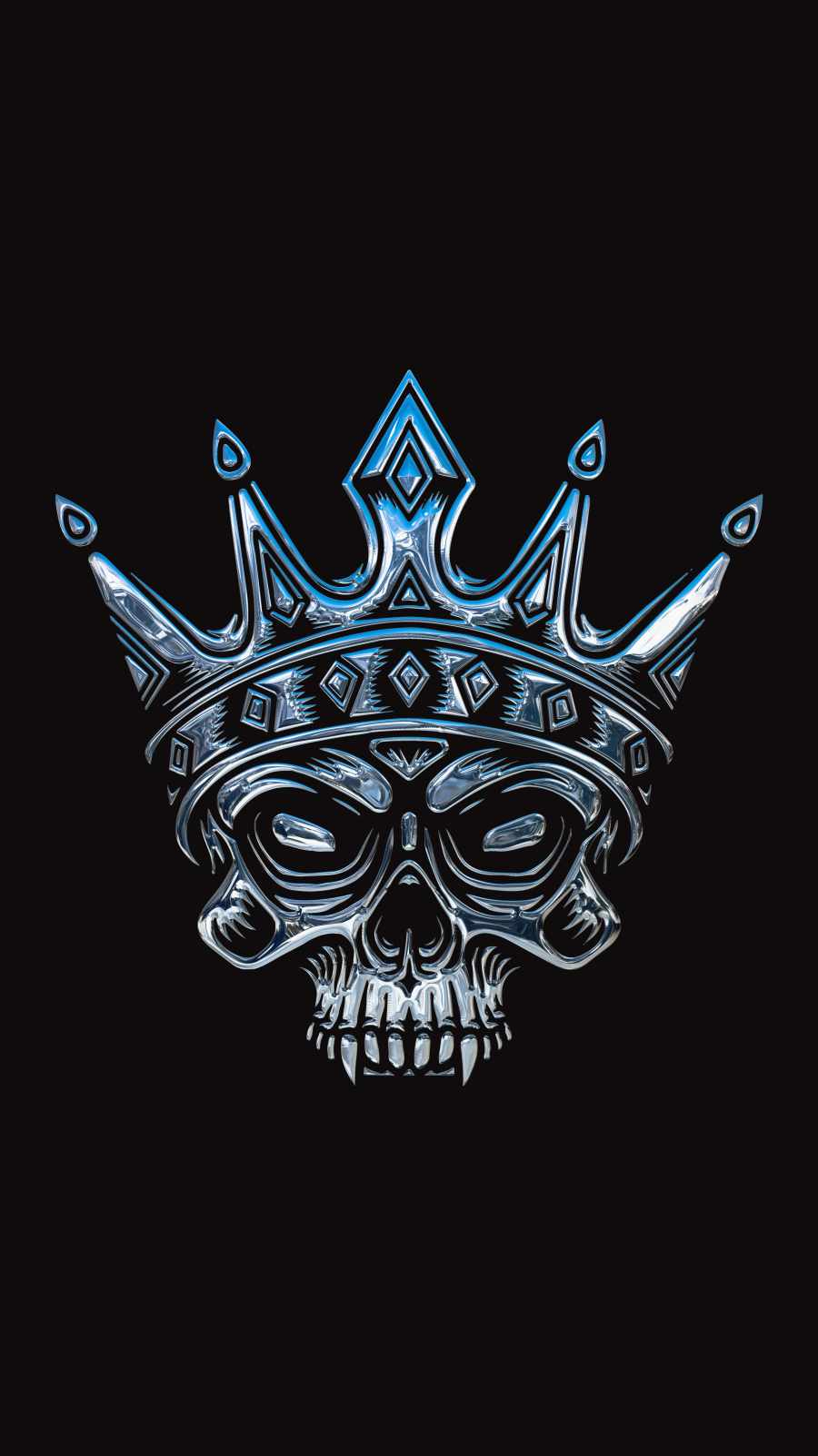 900x1600 Skull King IPhone Wallpaper Wallpaper, iPhone Wallpaper. iPhone wallpaper, iPhone wallpaper image, Skull art, Phone