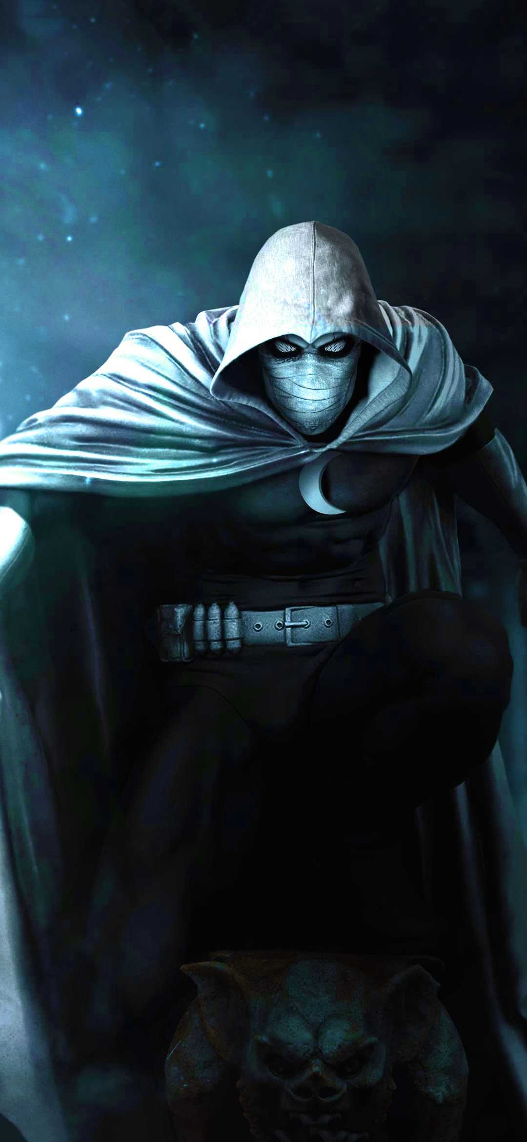 1080x2340 Moon Knight Wallpaper, Phone