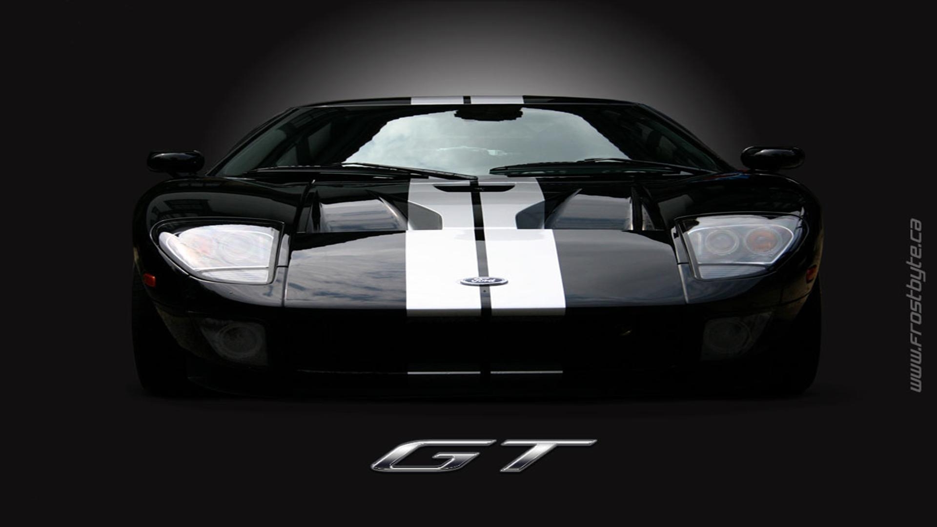 1920x1080 Ford GT Black HD Wallpaper For Desktop Walls Wallpaper, Desktop