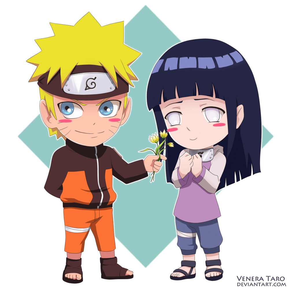 1000x1000 Cute Naruto and Hinata Wallpaper, Phone