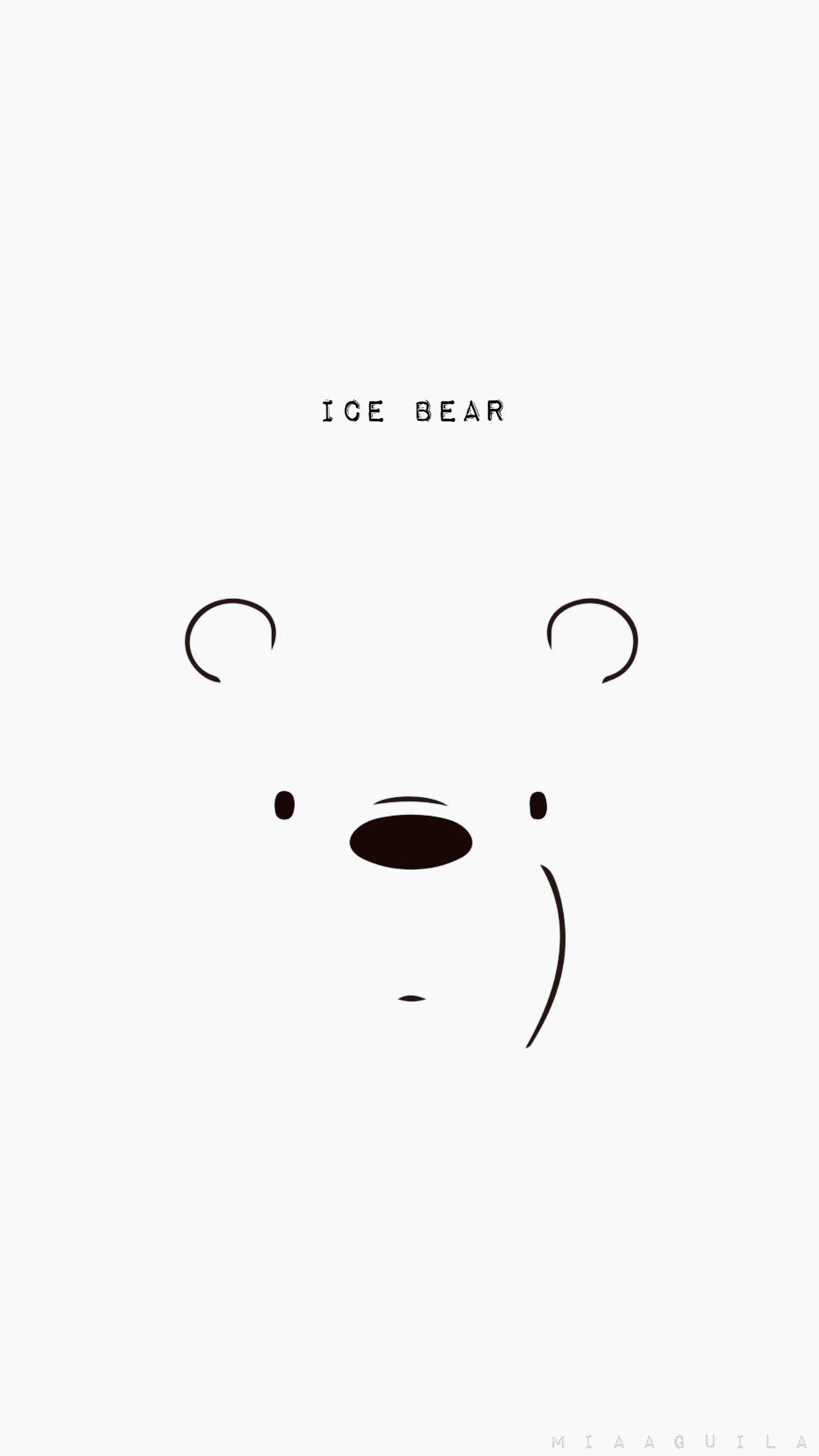 1250x2210 Aesthetic iPhone 7 Ice Bear Wallpaper, Phone