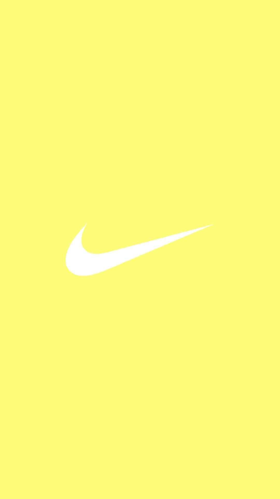 1080x1920 Yellow Nike iPhone Wallpaper, Phone