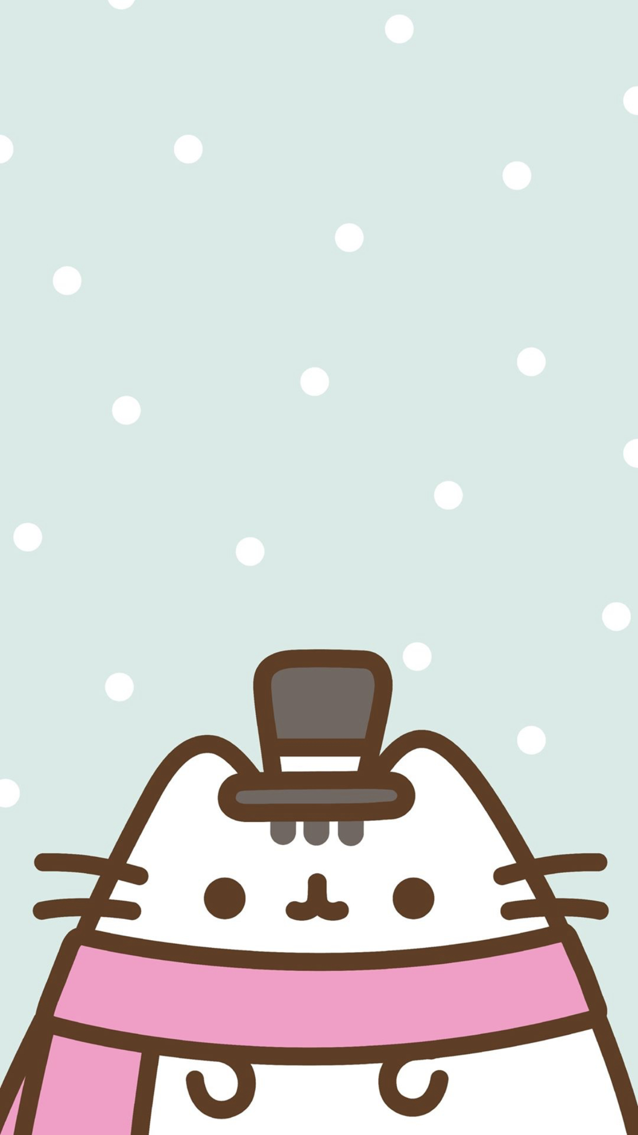 1250x2210 pusheen the cat iphone wallpaper snow winter christmas holidays. Pusheen wallpaper, Pusheen cute, Winter wallpaper, Phone