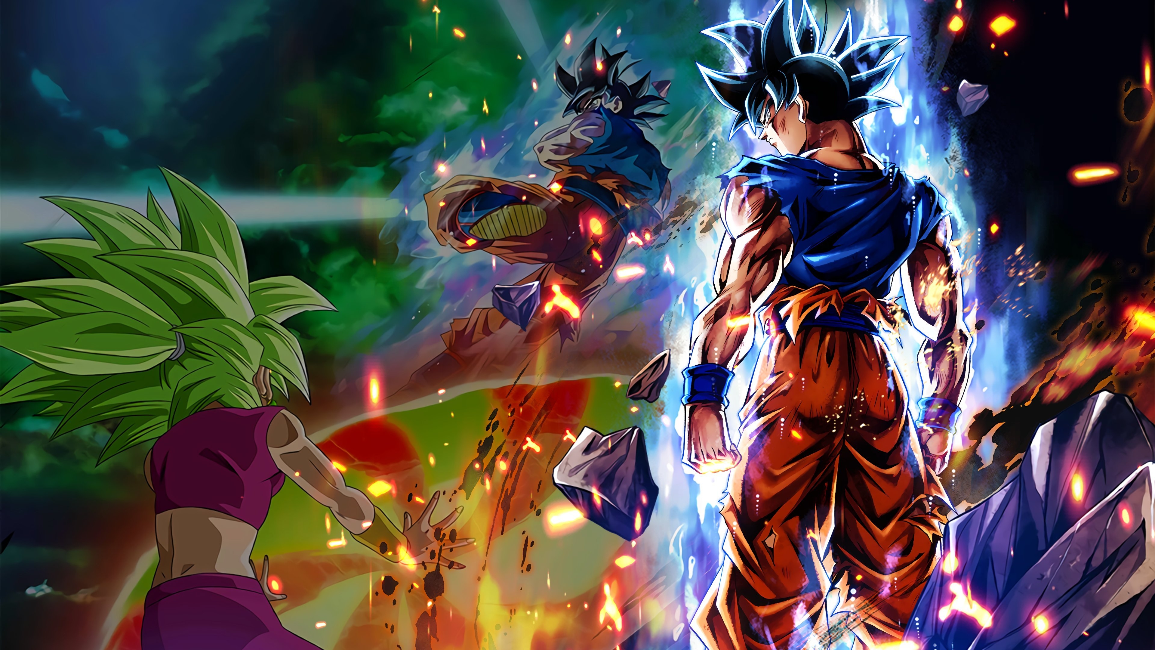 3840x2160 John Ultra Instinct -Sign- Goku Character Art (2 Versions) + 4K PC Wallpaper + 4K Phone Wallpaper! #DBLegends #DragonBallLegends, Desktop