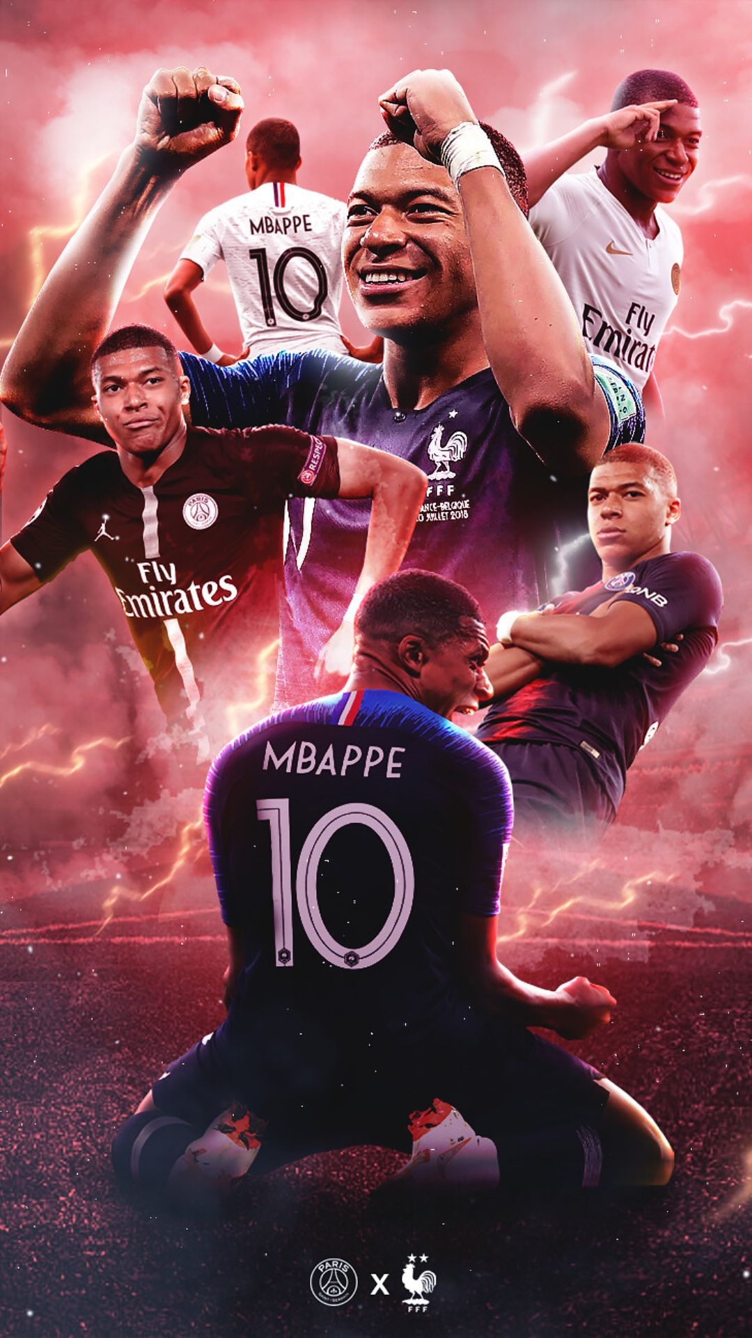 1080x1920 Kylian Mbappé Wallpaper, Phone