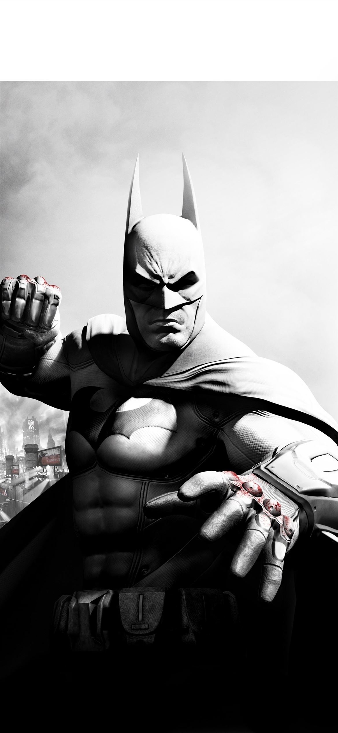 1170x2540 Arkham City Batman iPhone Wallpaper Free Download, Phone