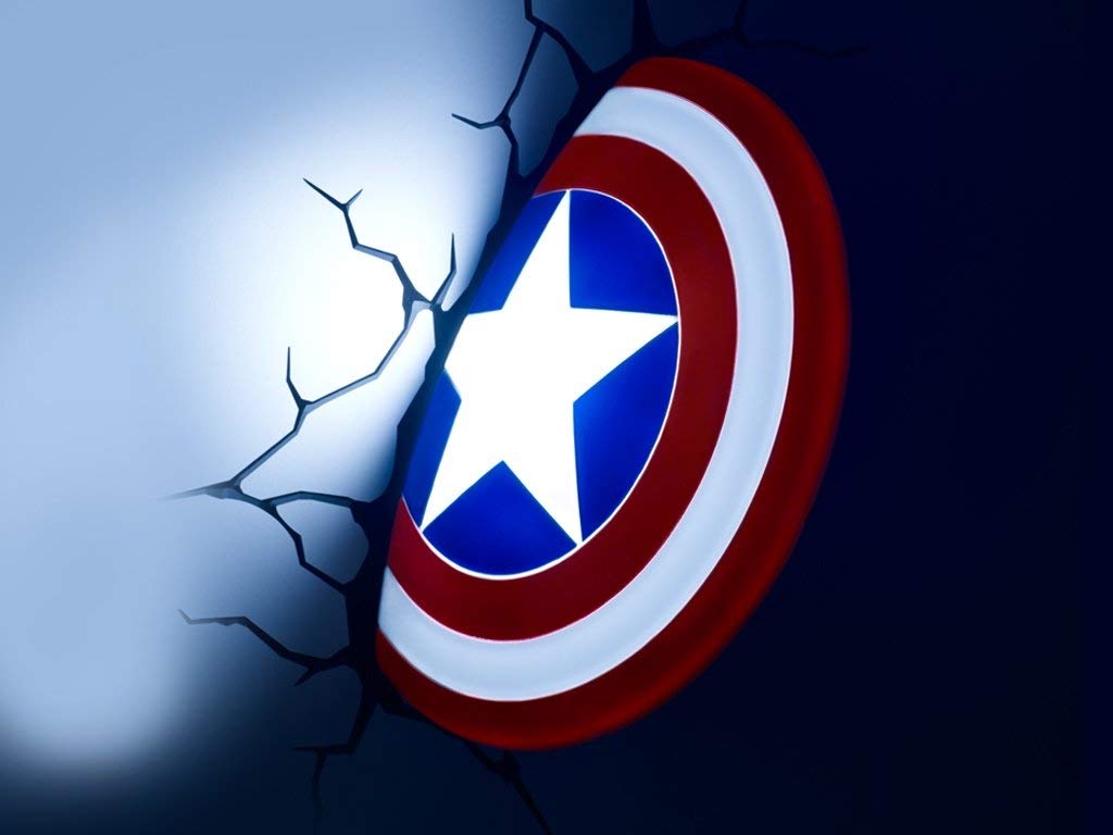 1030x770 Captain America Shield Light HD Wallpaper, Desktop