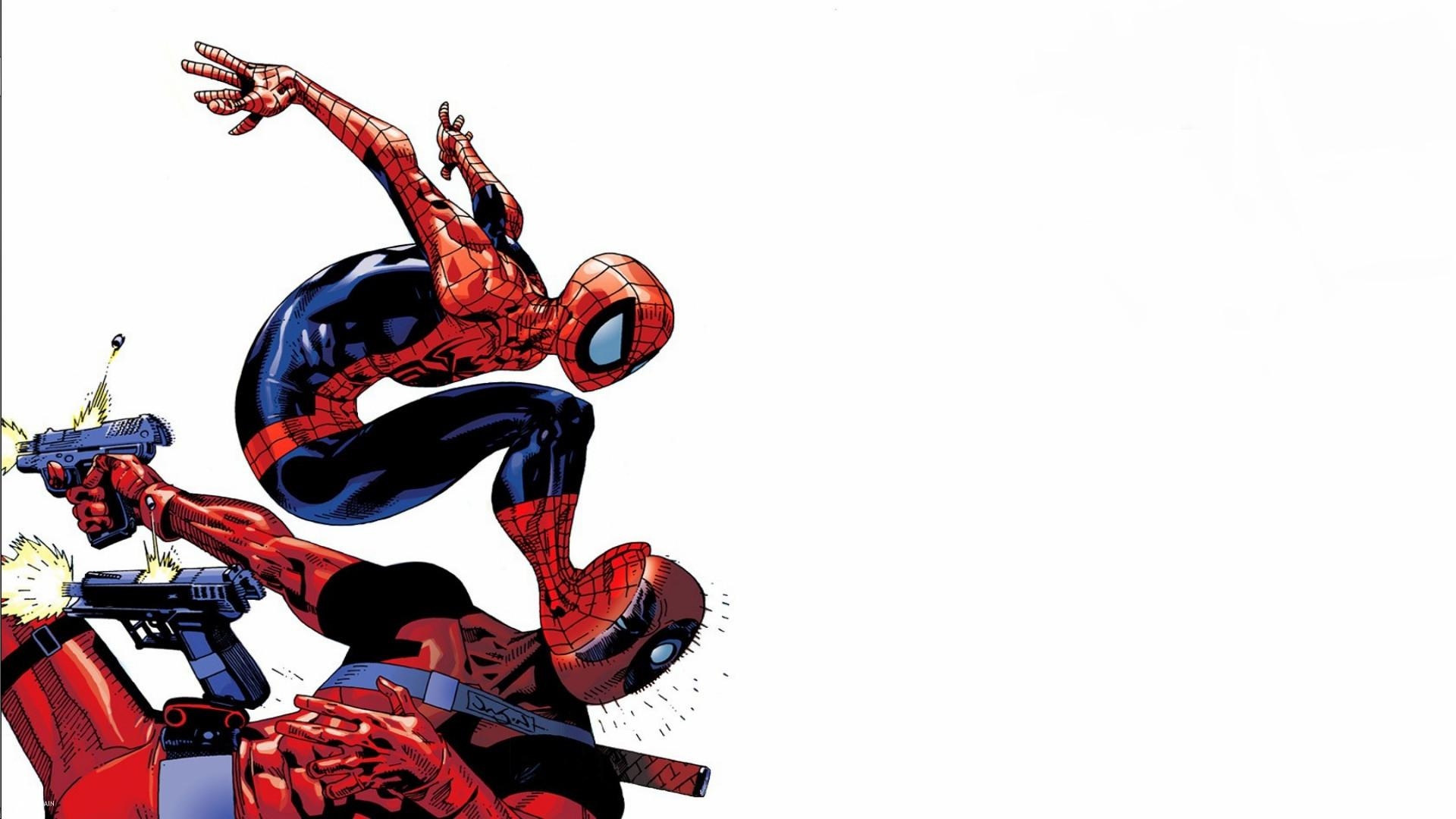 1920x1080 Deadpool and Spiderman Wallpaper, Desktop