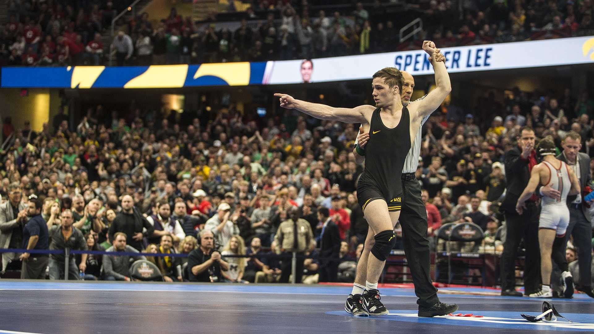 1920x1080 Iowa's Spencer Lee earned national champion wrestling title Daily Iowan, Desktop