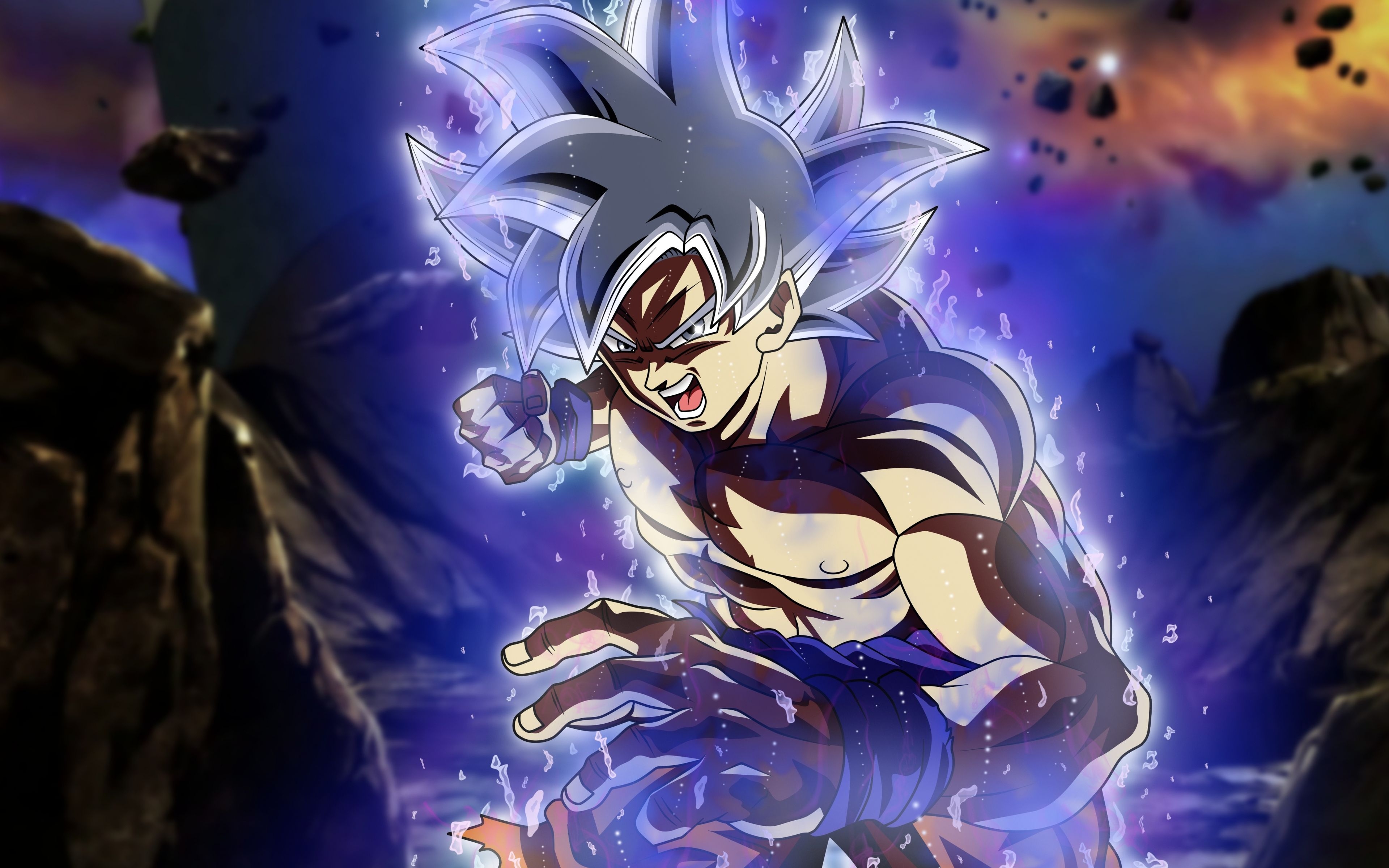 3840x2400 Complete Ultra Instinct Goku Wallpaper, Desktop