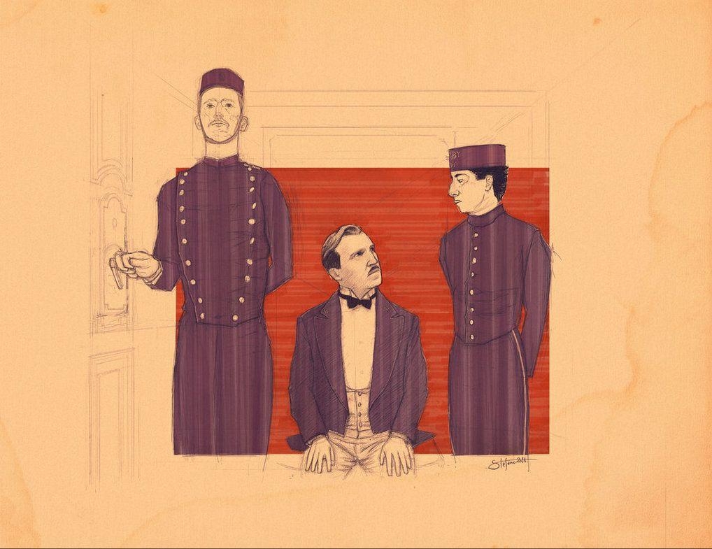 1020x790 The Grand Budapest Hotel By Bs Stefano, Desktop