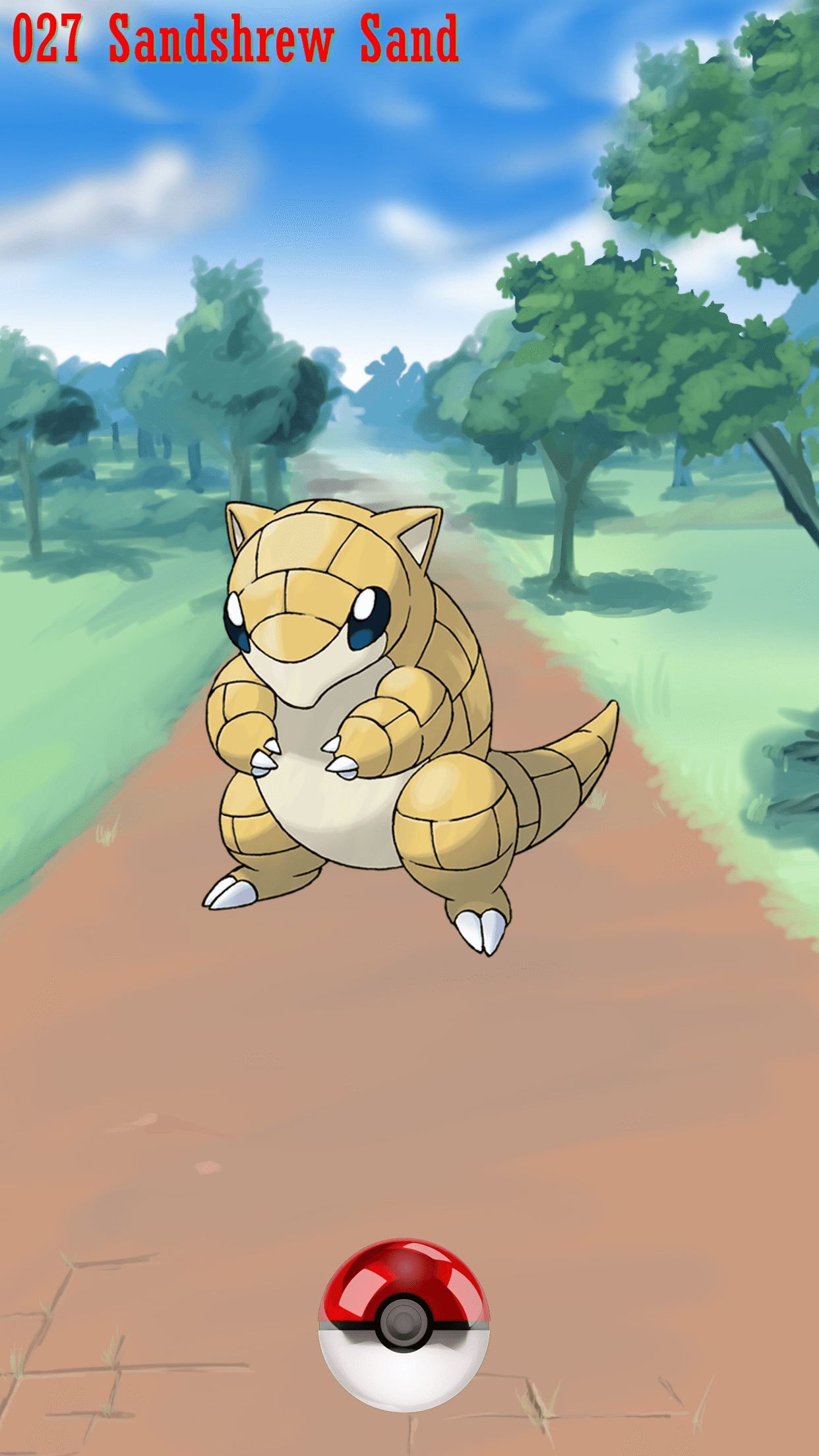 1250x2210 Street Pokeball Sandshrew Sand, Phone