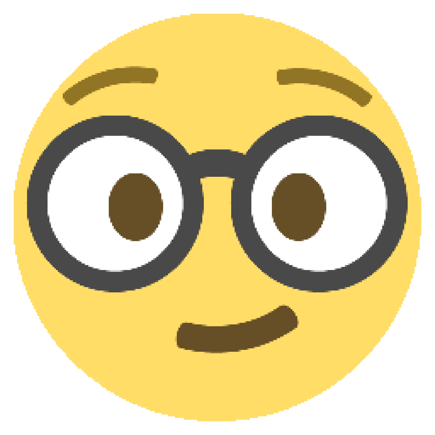 1400x1400 Emoticon Emoji Smiley Nerd Computer Icon png download*1400 Transparent Emoticon png Download, Phone