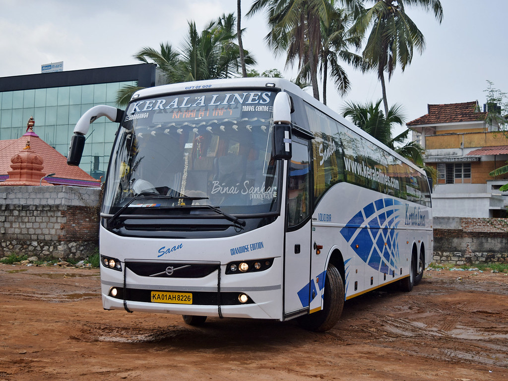 1030x770 Kerala Lines. Volvo B11R 14.5m Coach KA 01 AH 8226 At Triva, Desktop