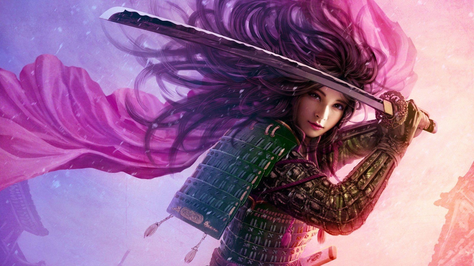 1920x1080 Samurai Woman Wallpaper. Skeleton Samurai Wallpaper, Samurai Wallpaper and Samurai Stormtrooper Wallpaper, Desktop