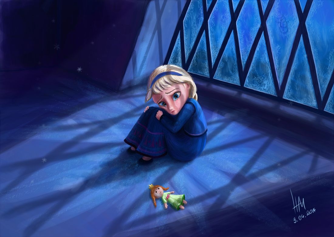 1100x780 Young Elsa fan Art, Desktop