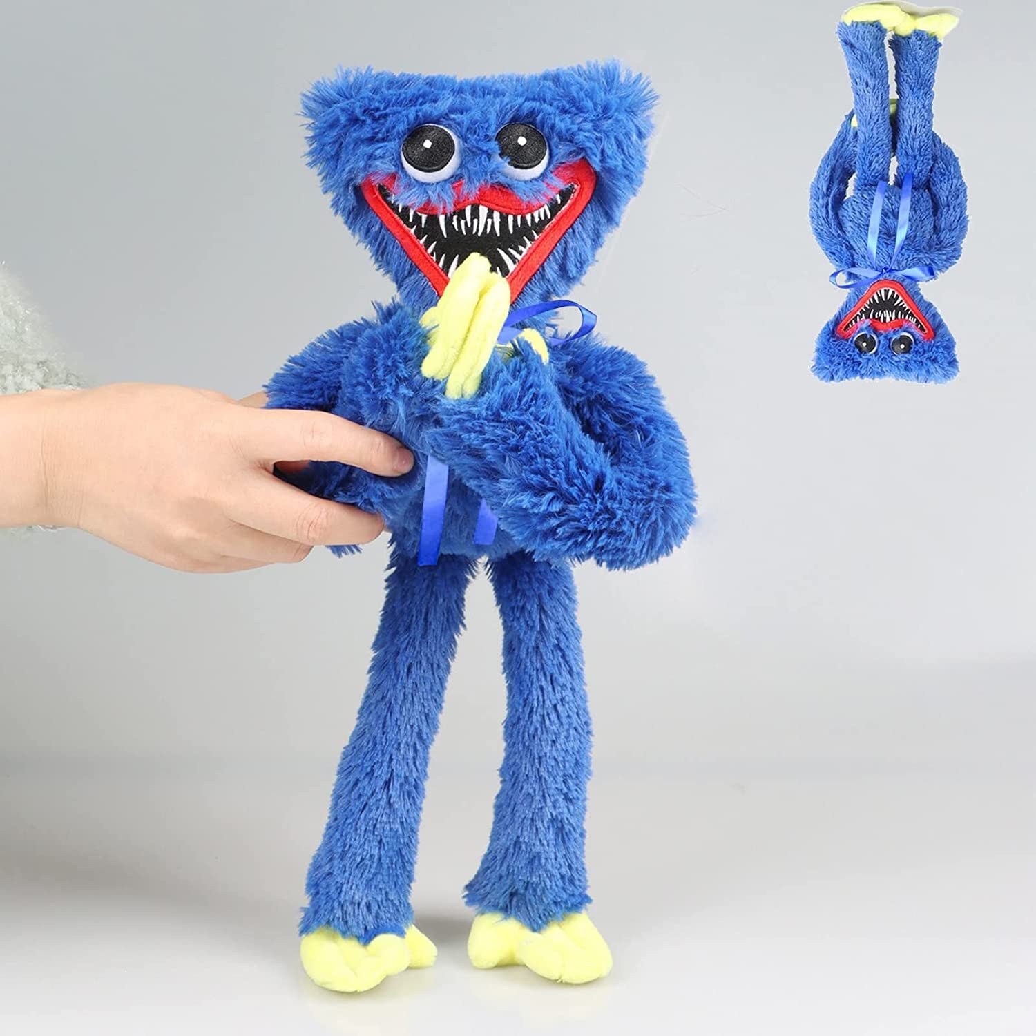 1500x1500 Aioco Huggy Wuggy Plush Doll, Poppy Playtime Huggy Wuggy Plush Toy, Blue Monster Horror Plush Monster Toy, Realistic Blue Sausage Monster Horror Christmas Stuffed Doll Gifts 1pcs, Everything Else, Phone