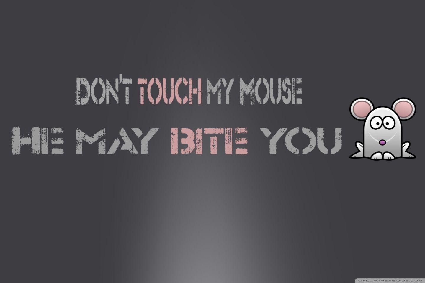 1440x960 Dont Touch My Mouse ❤ 4K HD Desktop Wallpaper for 4K Ultra HD TV, Desktop