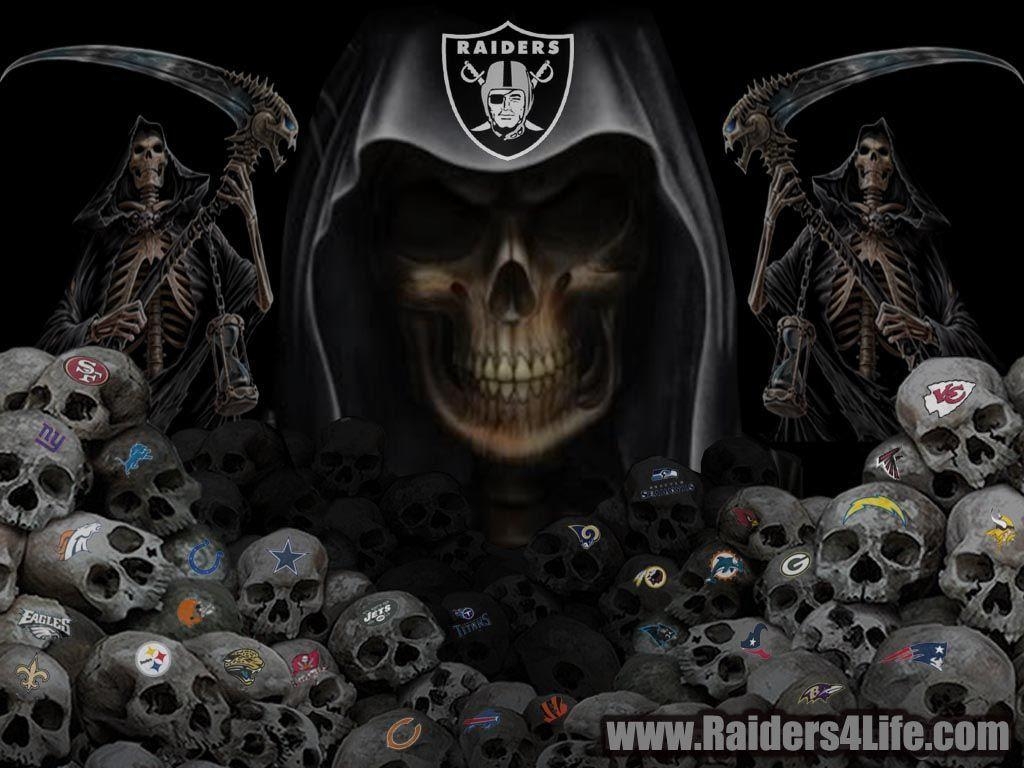 1030x770 Oakland Raiders Skull Wallpaper, Desktop