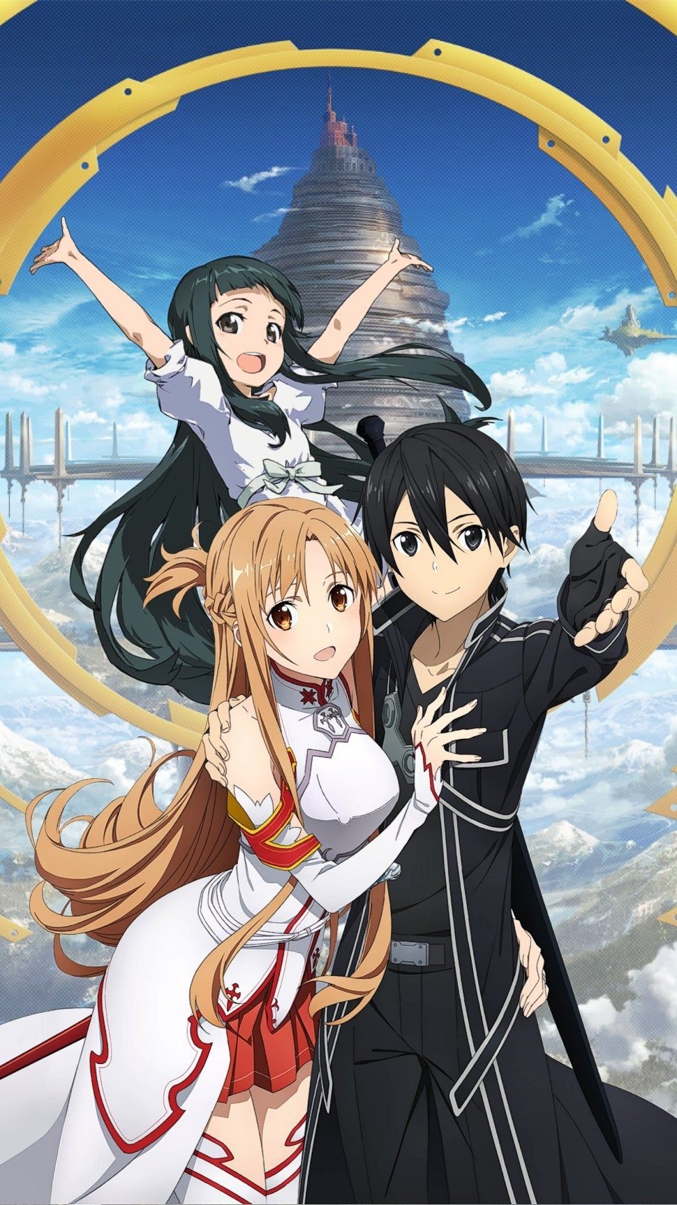 970x1730 SAO Phone Wallpaper, Phone