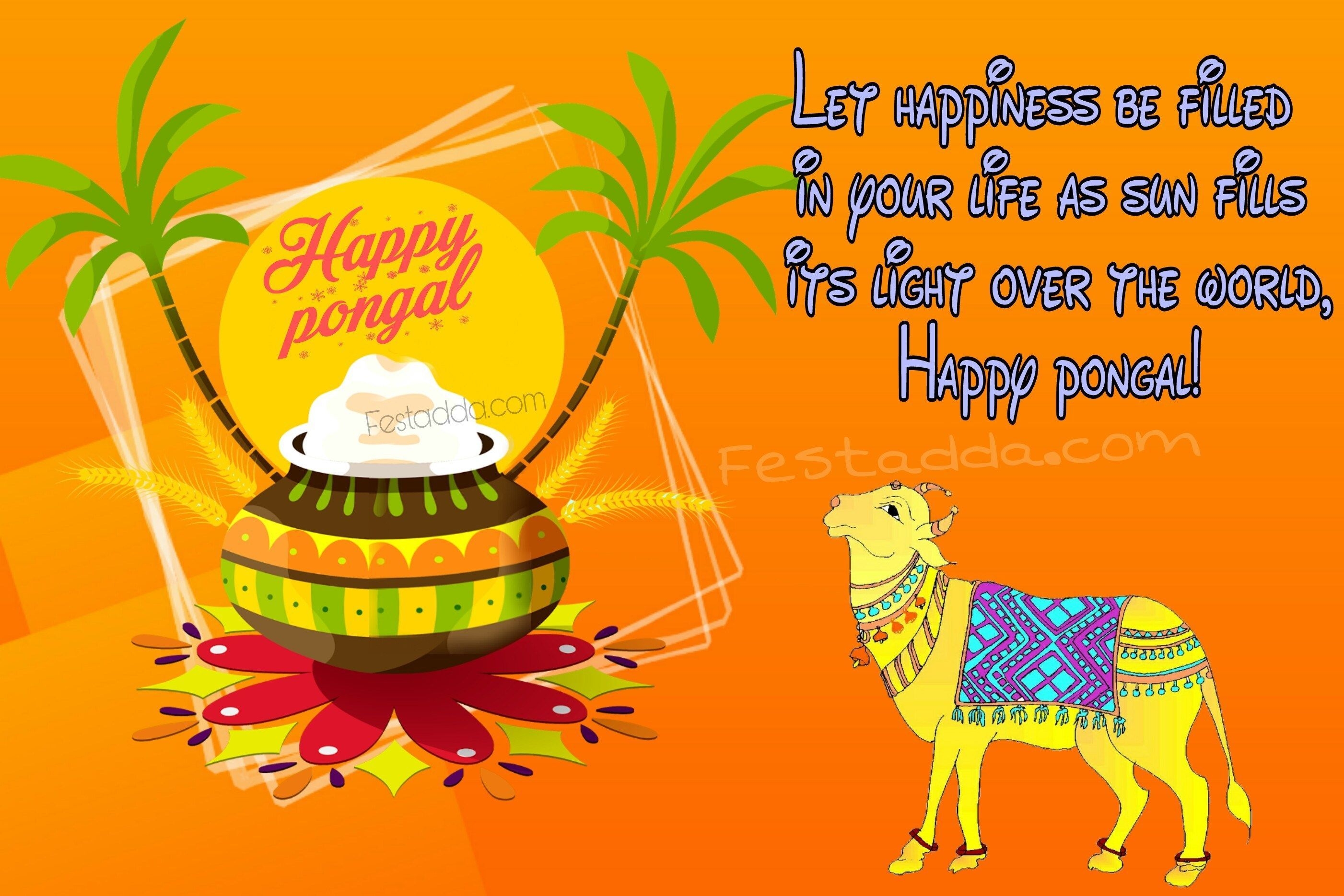 2810x1870 பொங்கல் வாழ்த்துக்கள். Happy pongal, Happy pongal wishes, Wishes image, Desktop