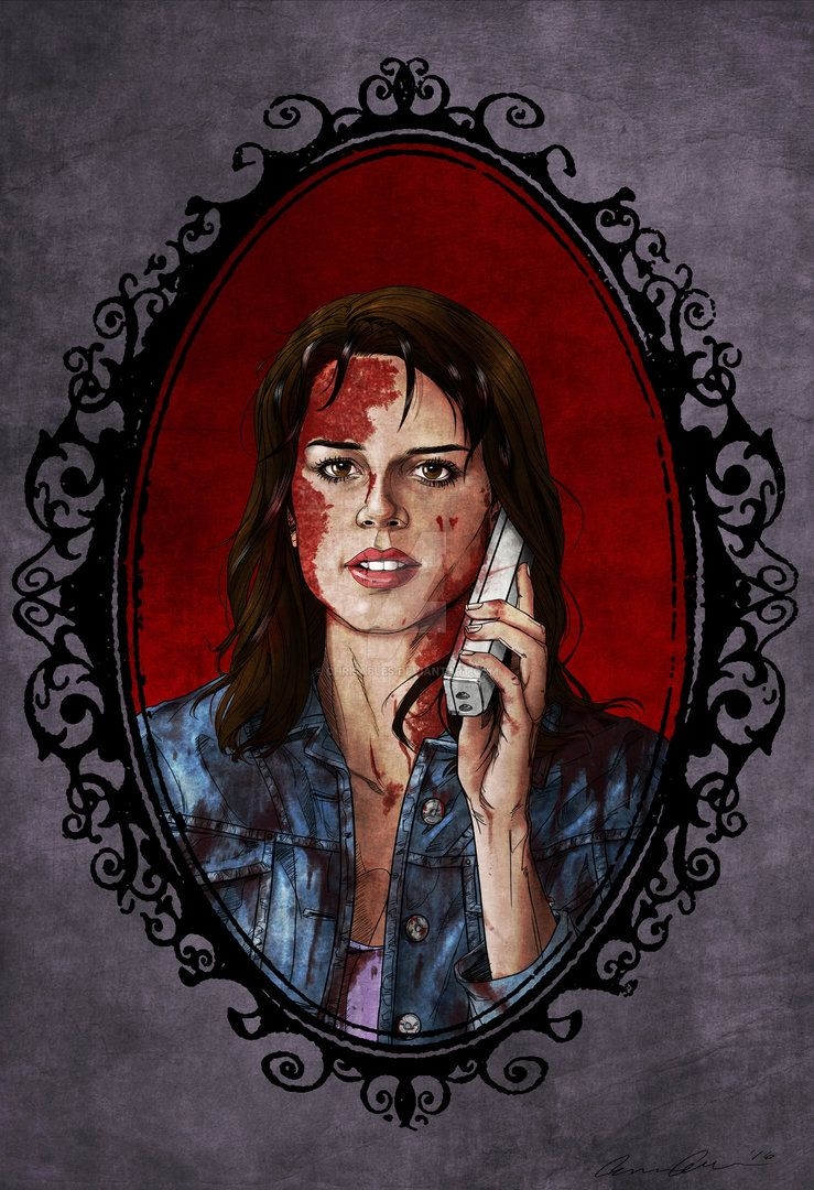 740x1080 Halloween Heroines: Sidney Prescott. Horror movie art, Scream art, Horror, Phone