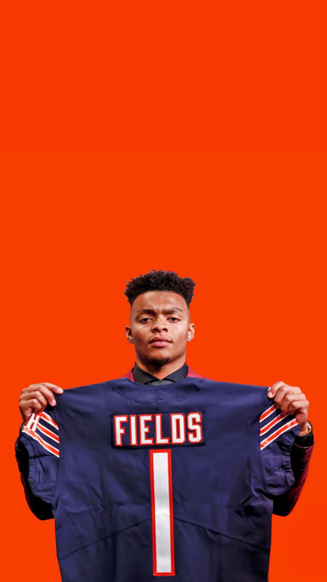 1080x1920 New Justin Fields phone wallpaper for everyone who hasn't come down from the draft yet.: CHIBears, Phone